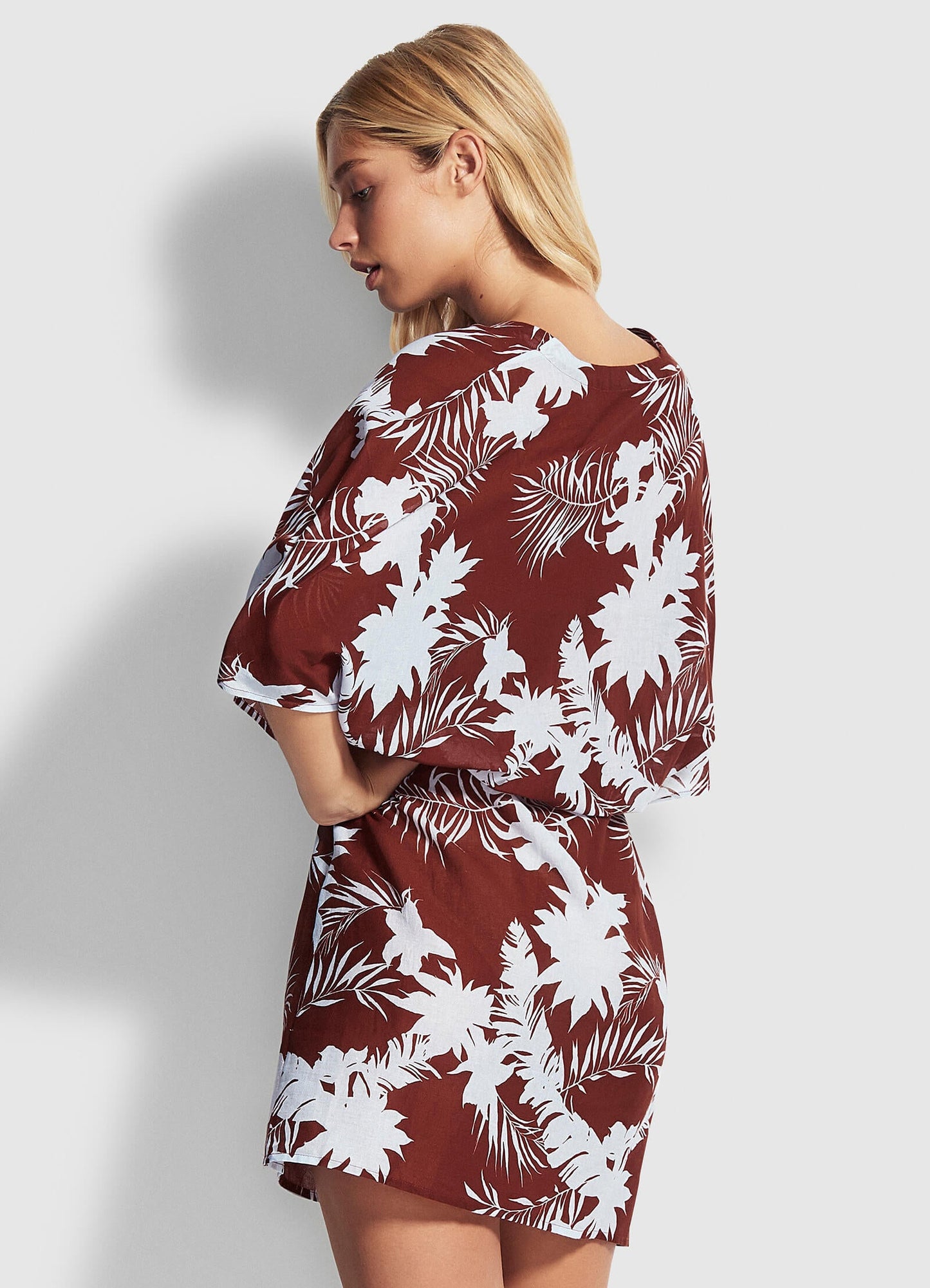 Wild Tropics Kaftan - Amber
