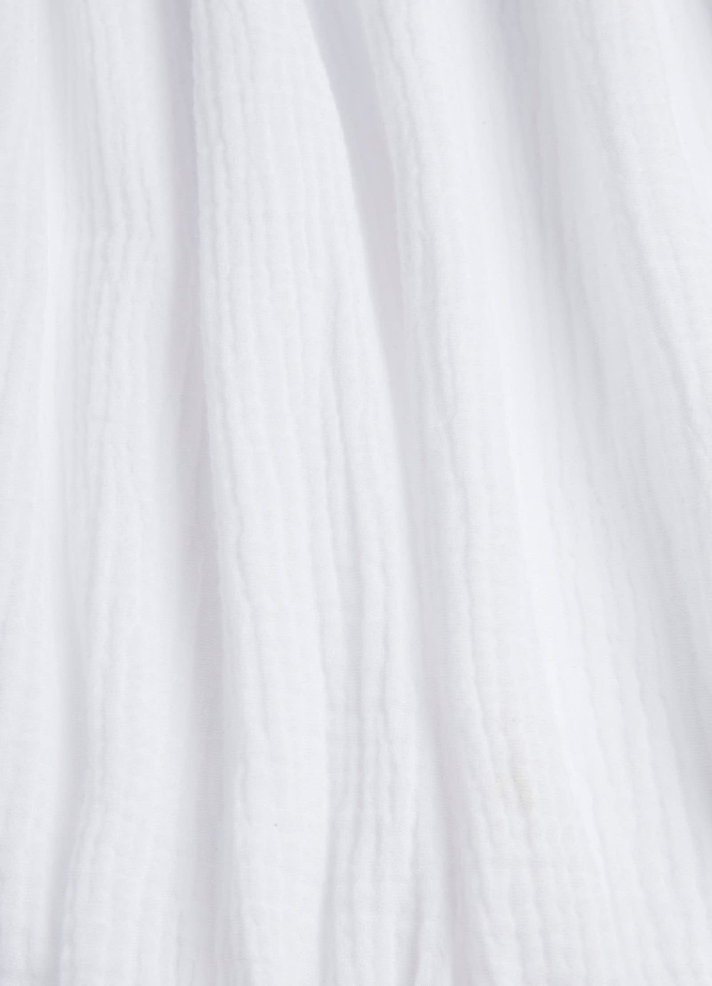 Double Cloth Strapless Dress - White