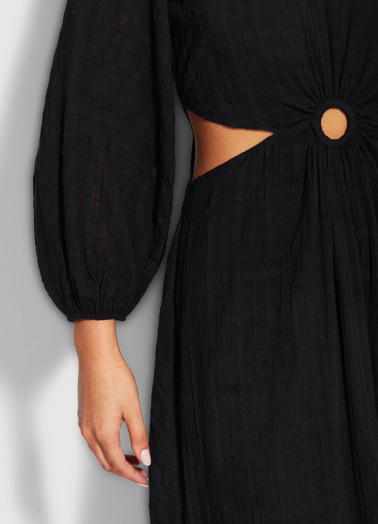 Drifter Cut Out Dress- Black