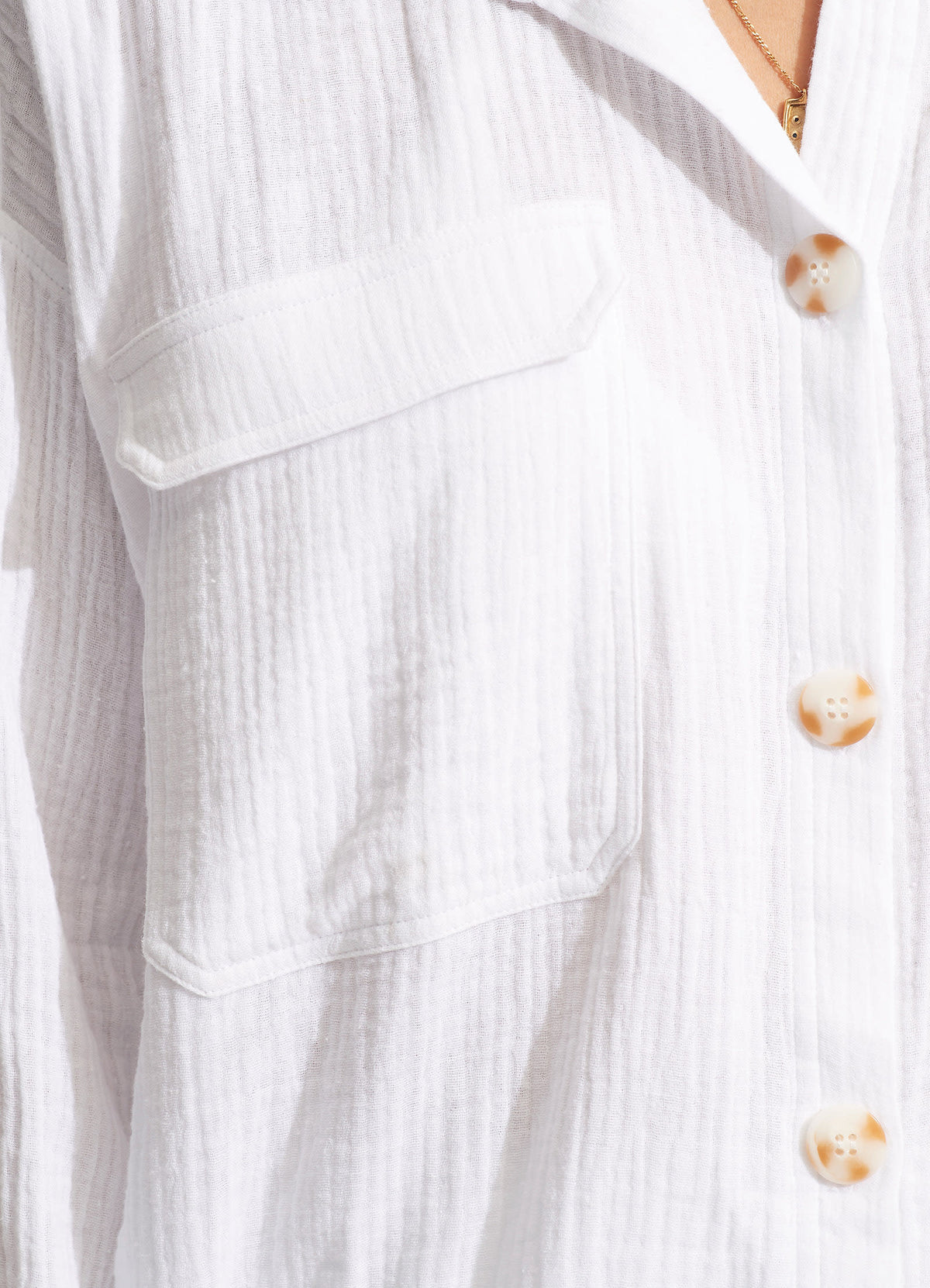 HarvestShirt Jacket - White