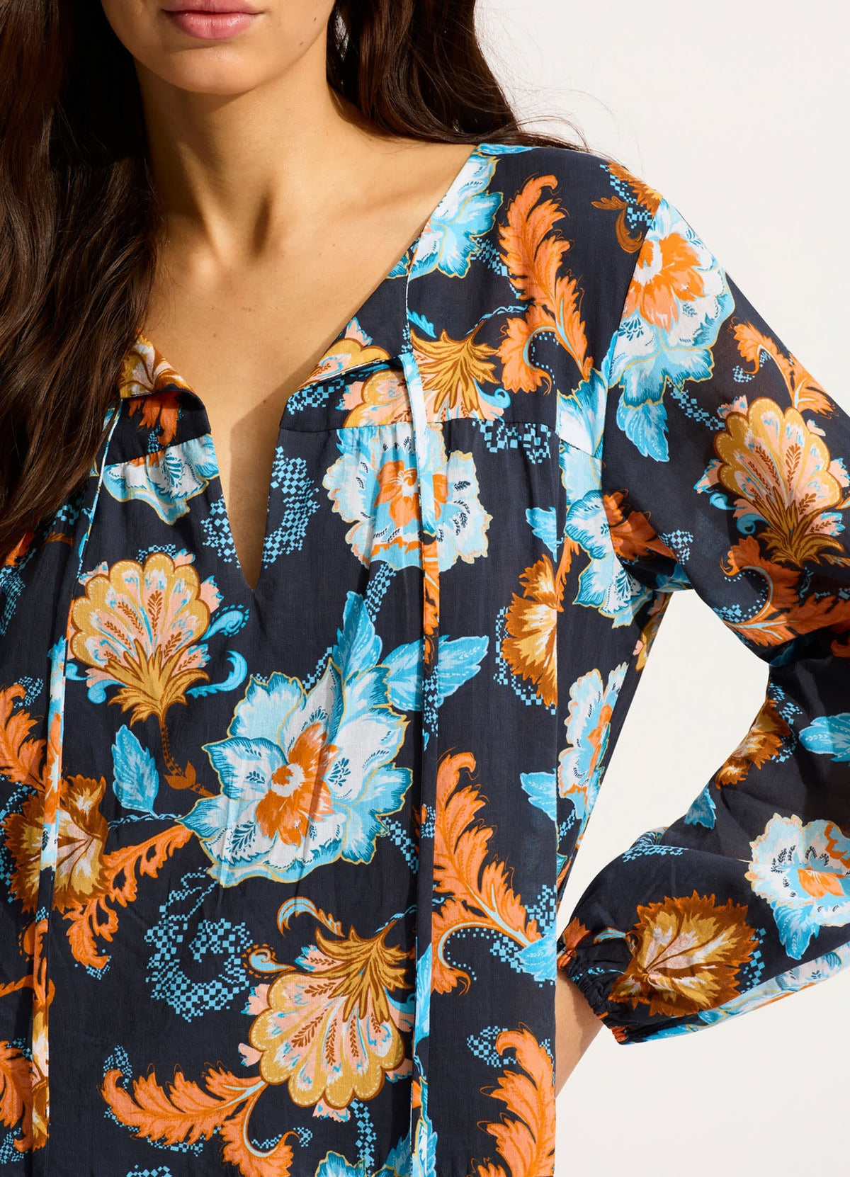 Spring Festival Cover Up - True Navy