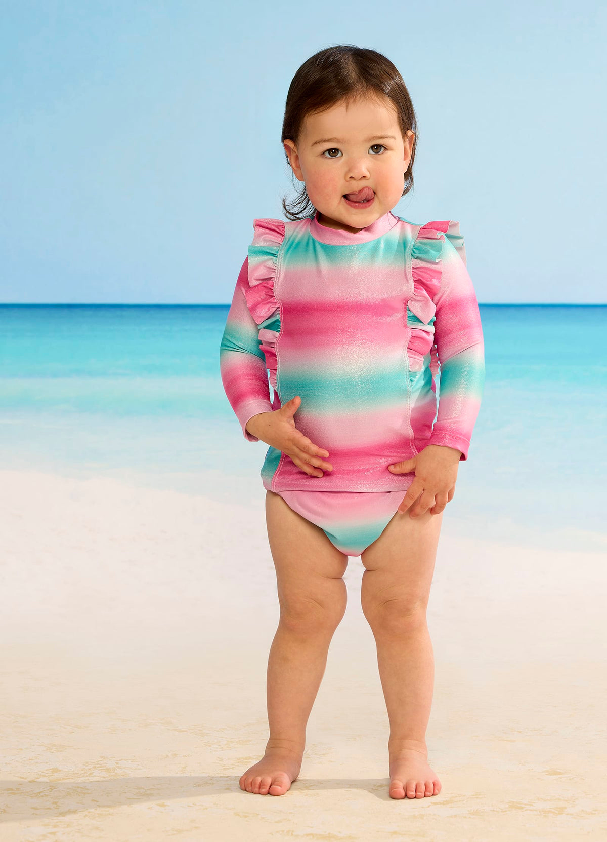 Ombre Frill Rash Set - Ombre