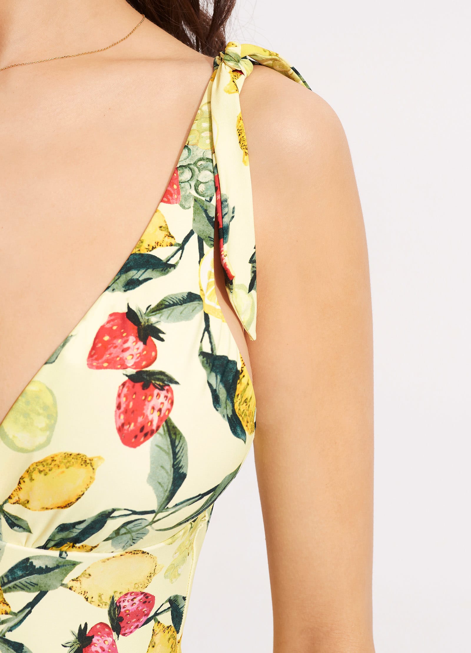  Lemoncello V Neck One Piece - Lemoncello