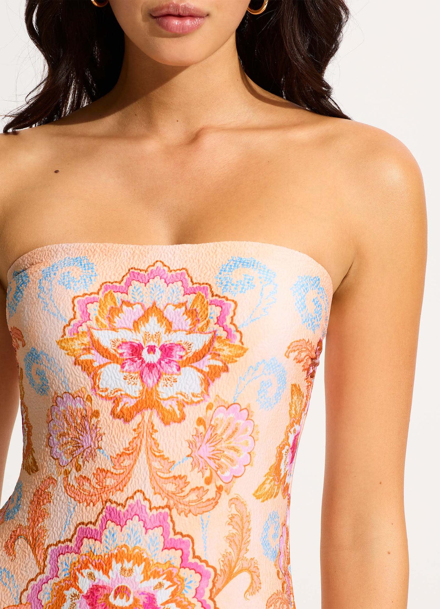  Spring Festival Bandeau One Piece - Nectar