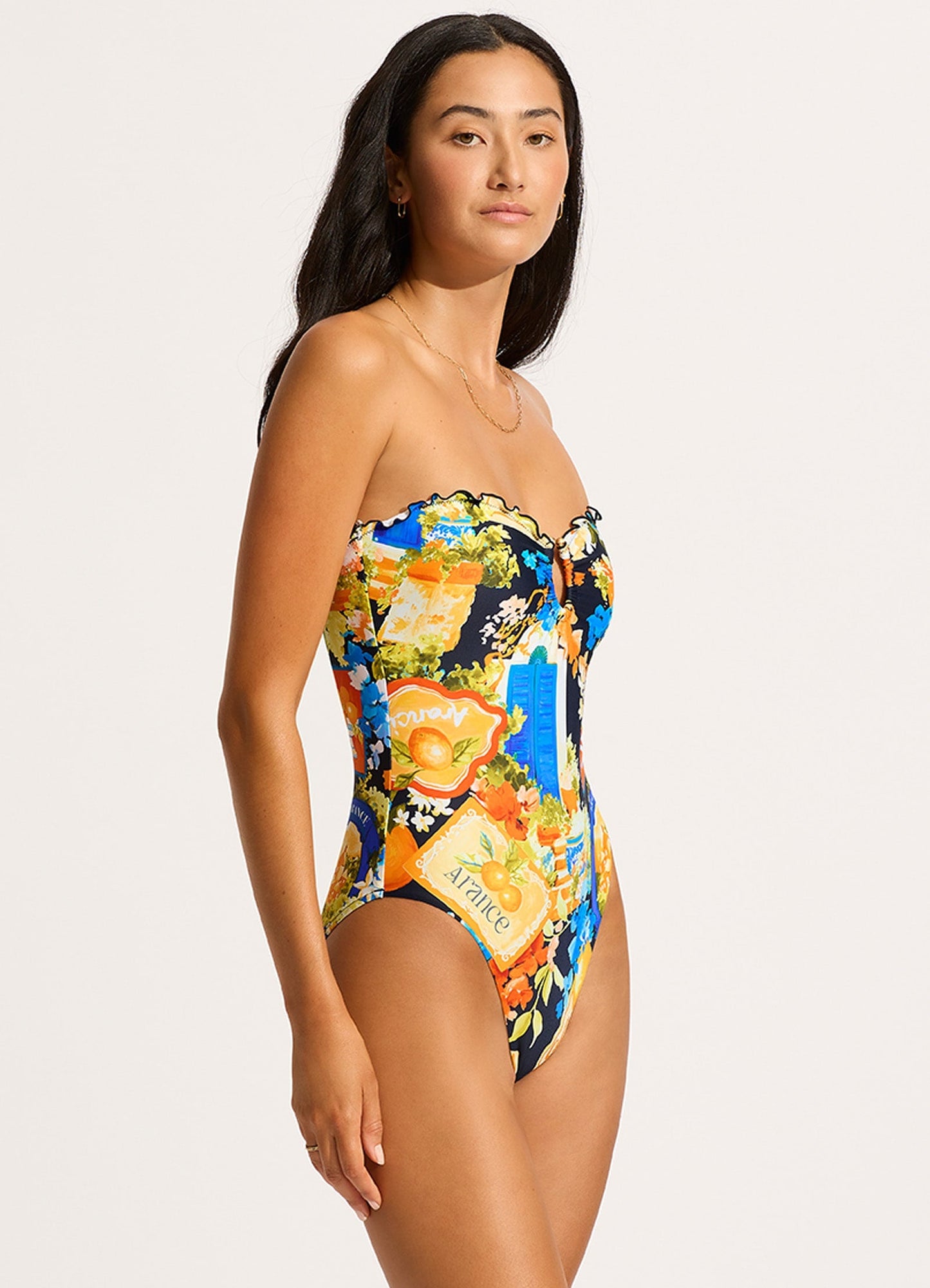  Ciao Bella Bandeau One Piece - True Navy
