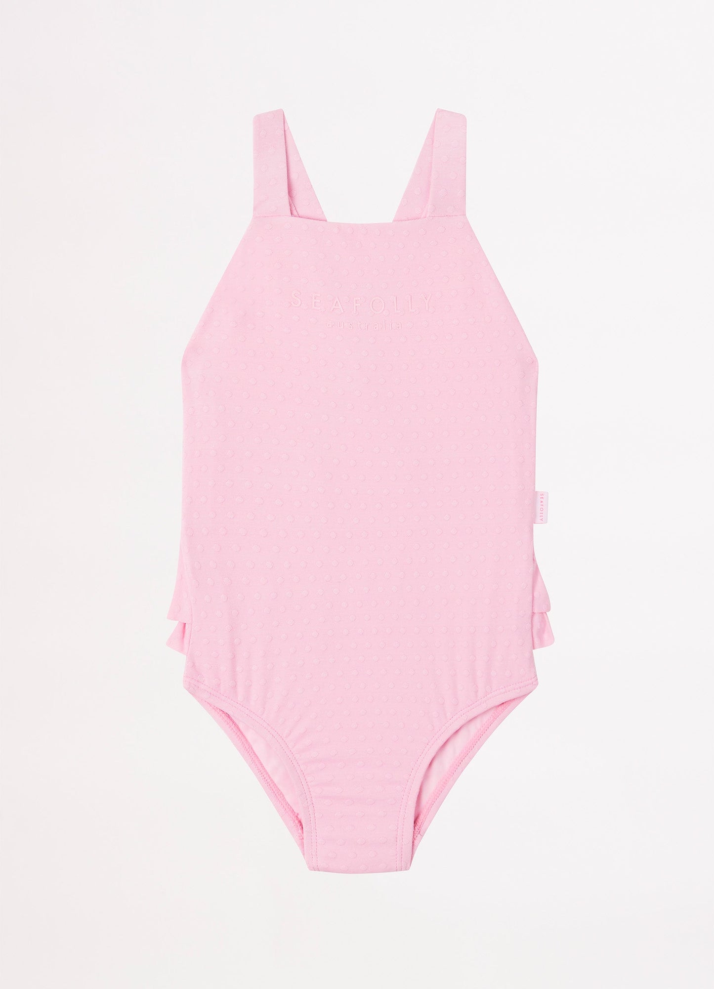  Girls Summer Essential Square Neck One Piece - Sweet Lilac