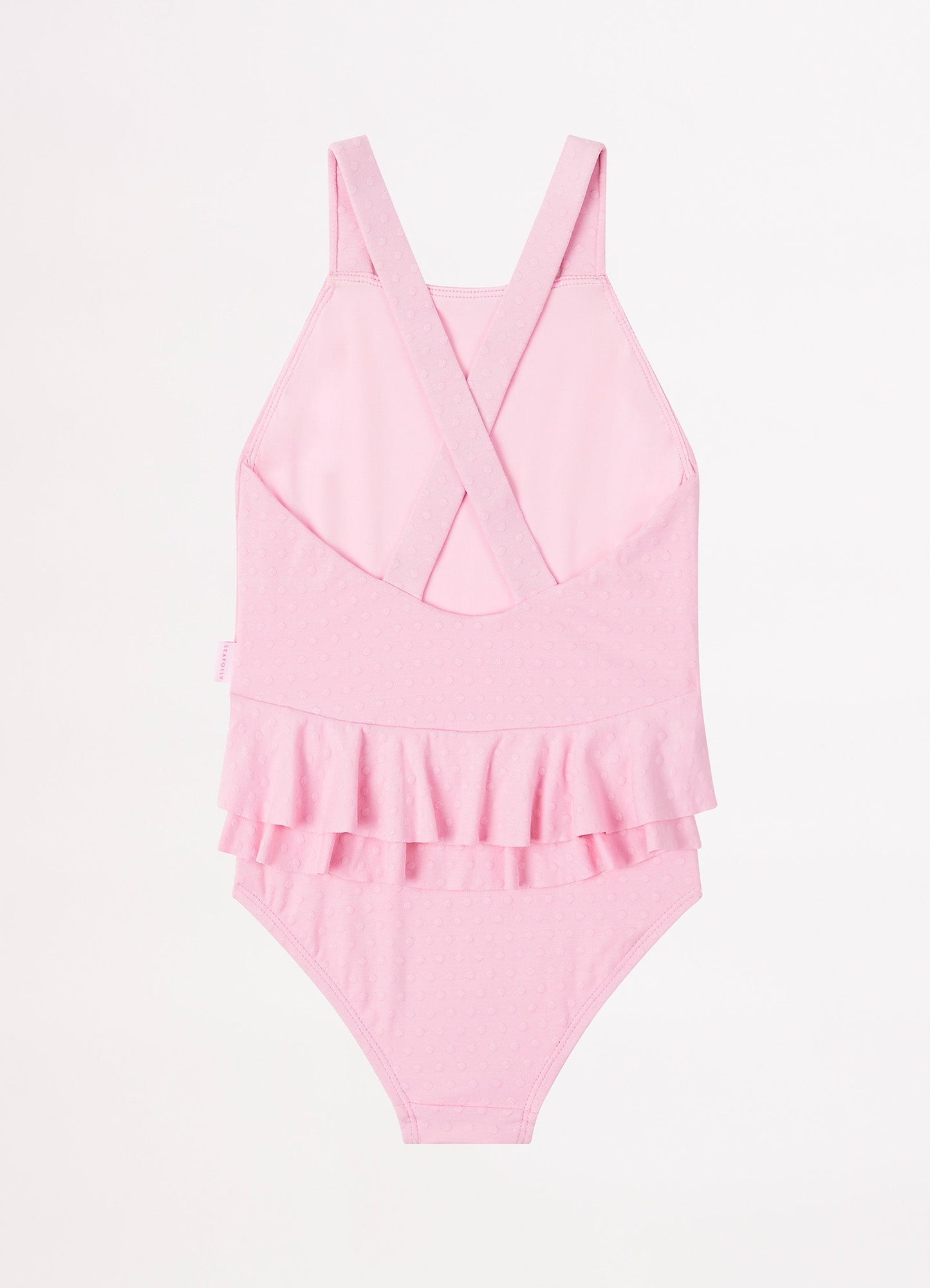  Girls Summer Essential Square Neck One Piece - Sweet Lilac