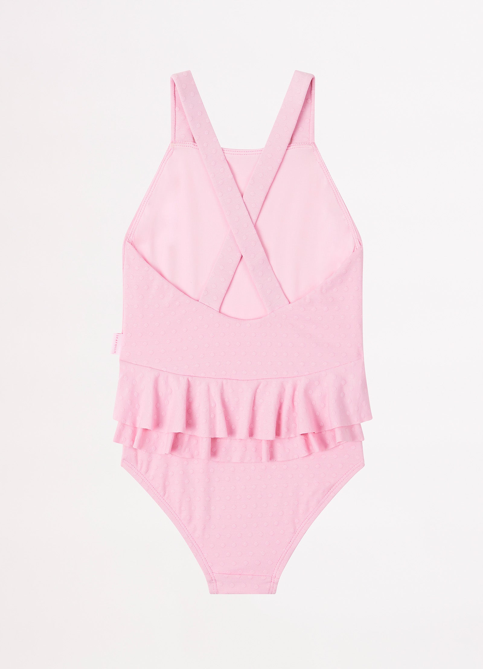  Girls Summer Essential Square Neck One Piece - Sweet Lilac