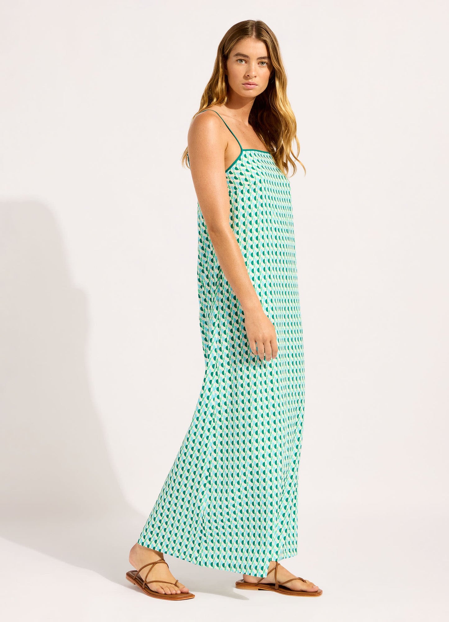  Sorrento Bandeau Triangle Maxi Dress