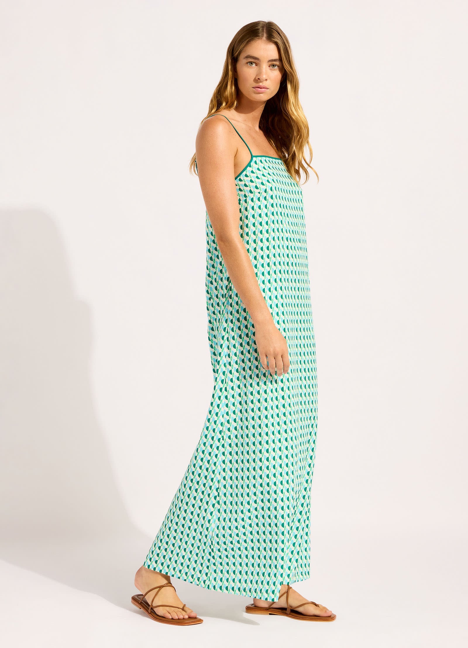  Sorrento Bandeau Triangle Maxi Dress