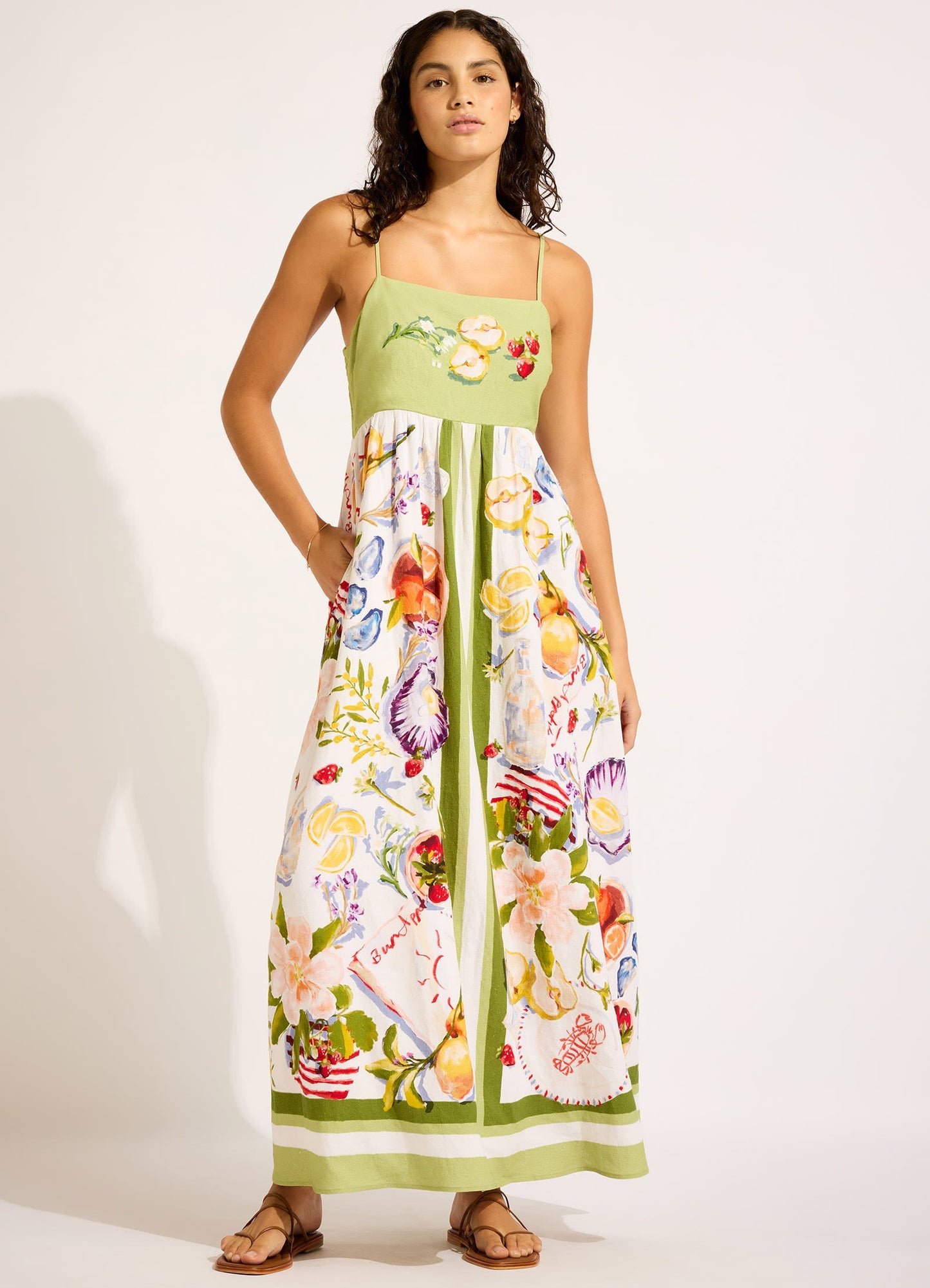  Riviera Coast Maxi Dress