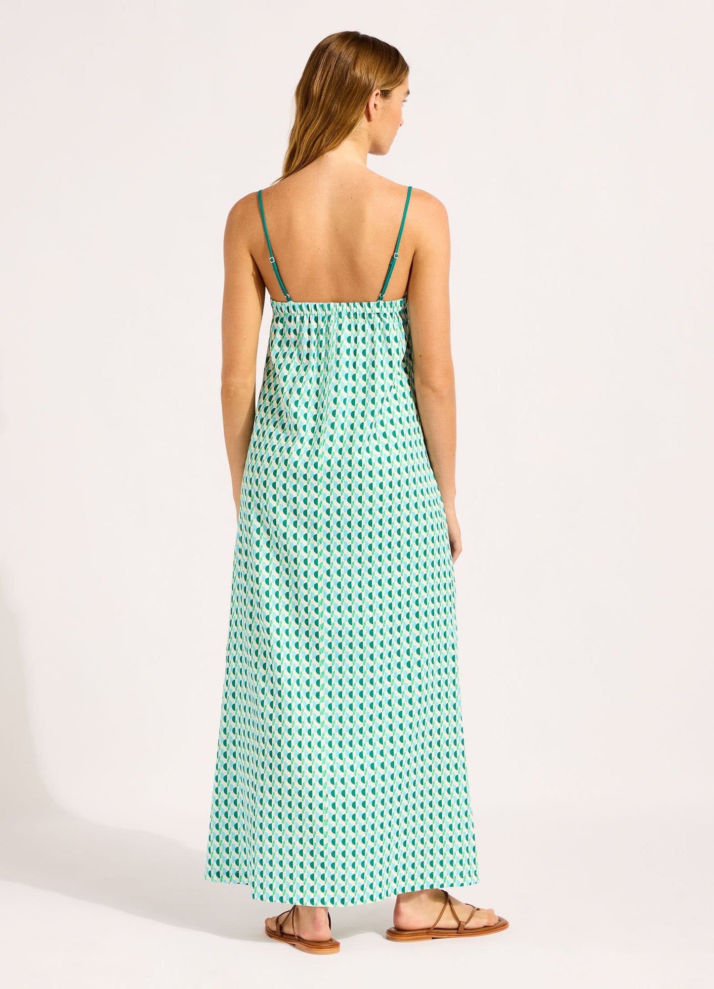  Sorrento Bandeau Triangle Maxi Dress