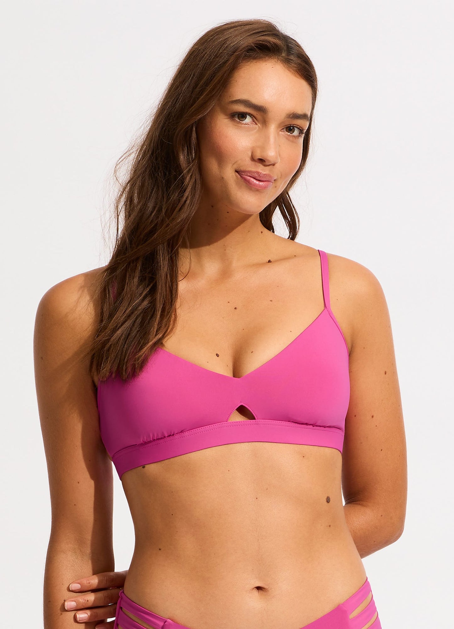 Seafolly Collective Hybrid Bralette - Hot Pink