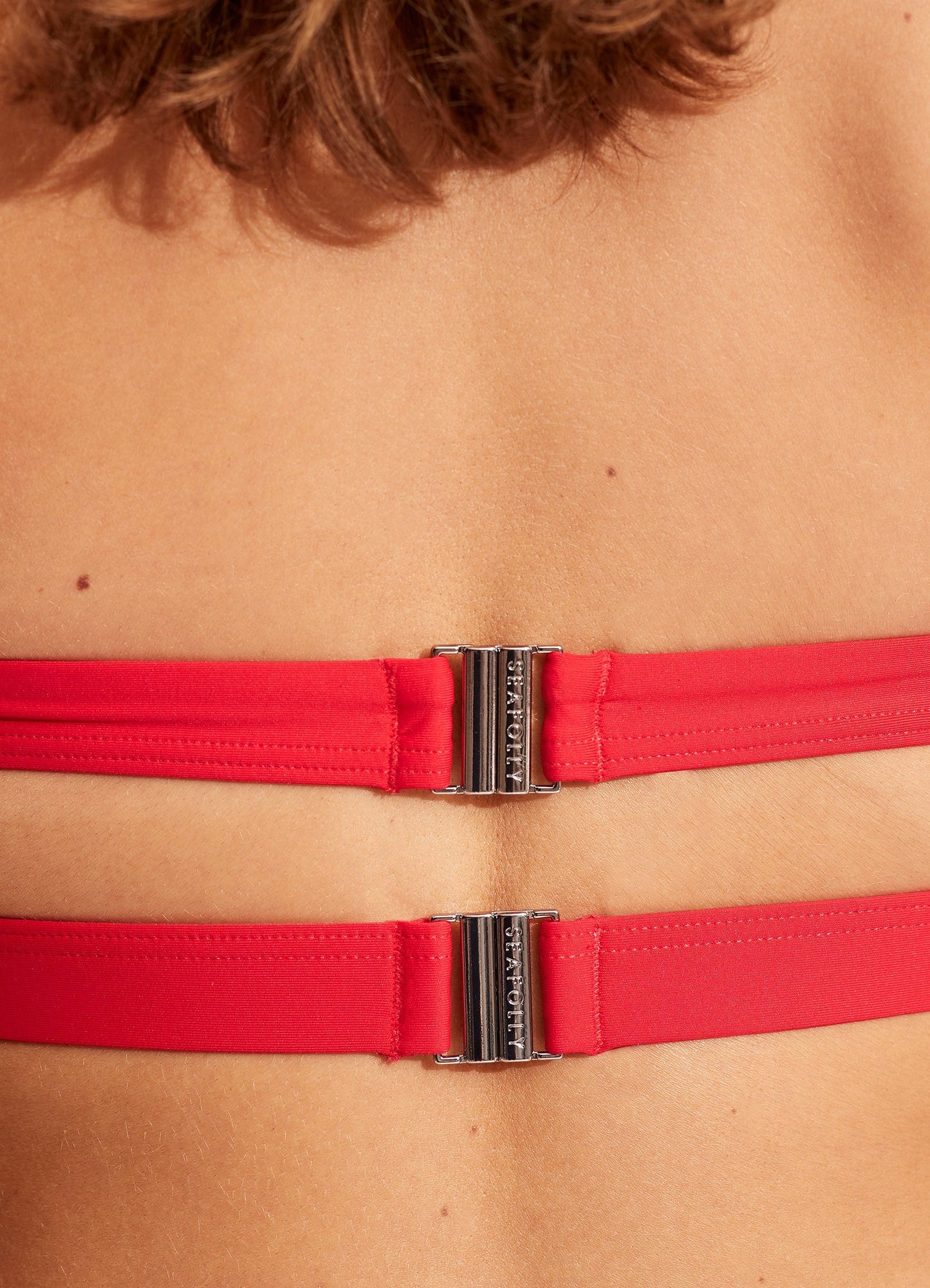  Seafolly Collective Halter Bra - Chilli Red