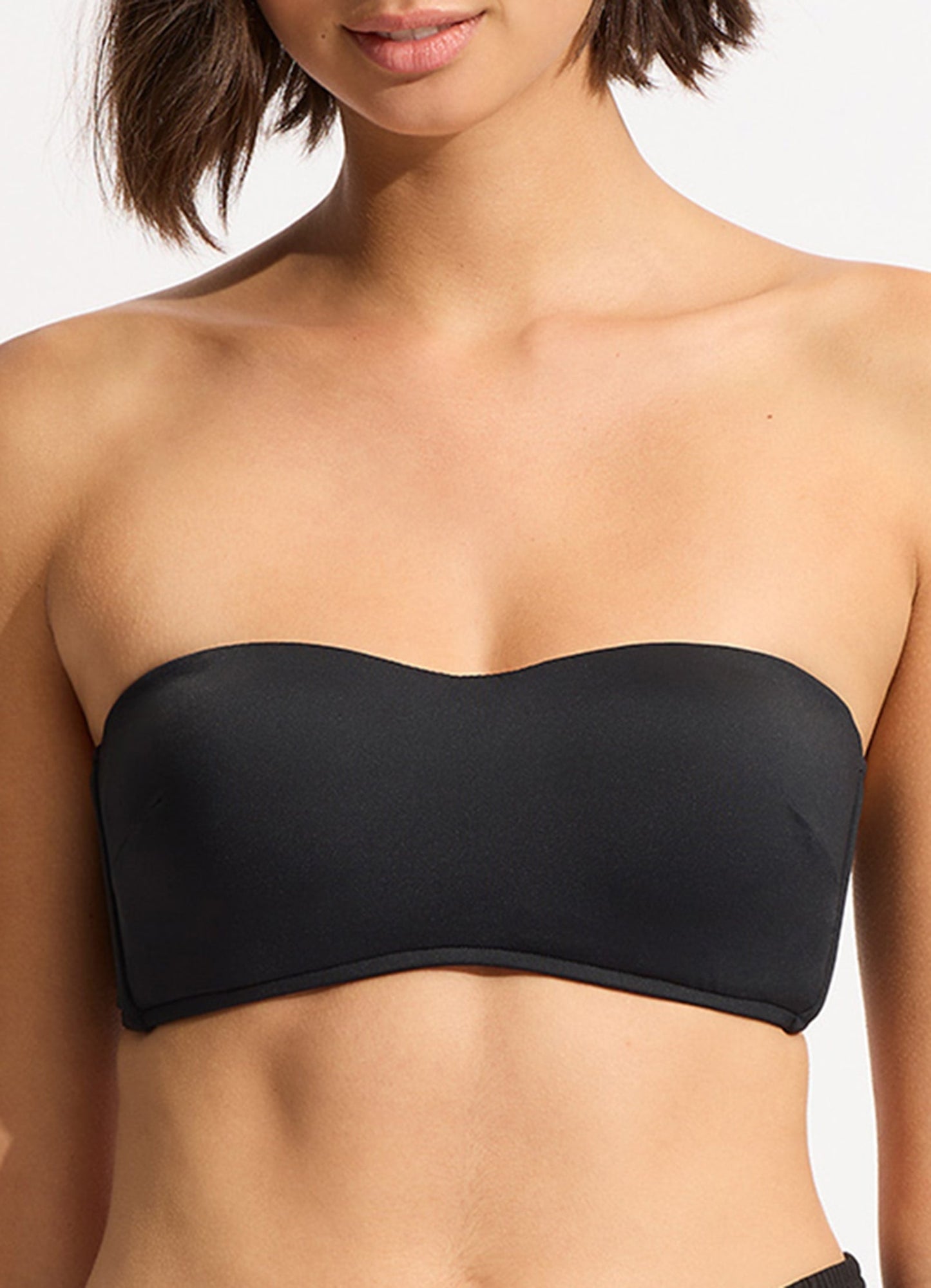  Seafolly Collective Bustier Bandeau - Black