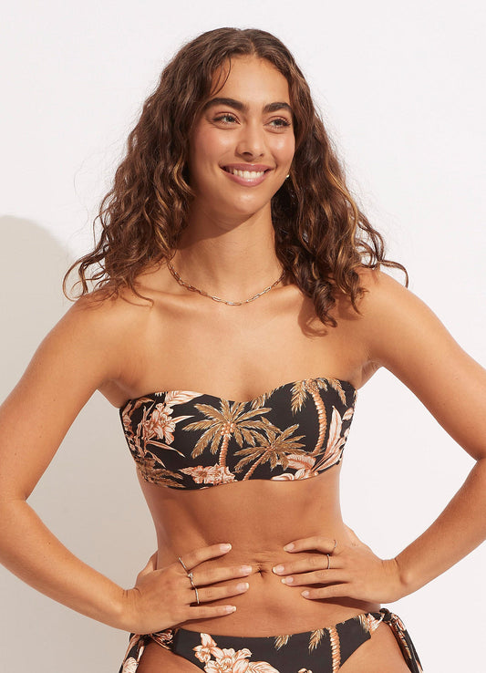  Castaway Bustier Bandeau - Black