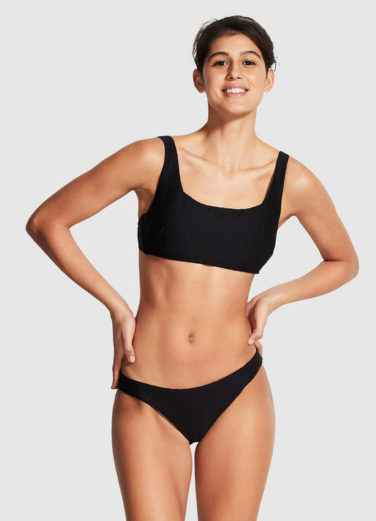  La Luna DD Cup Tank Bikini Top - Black