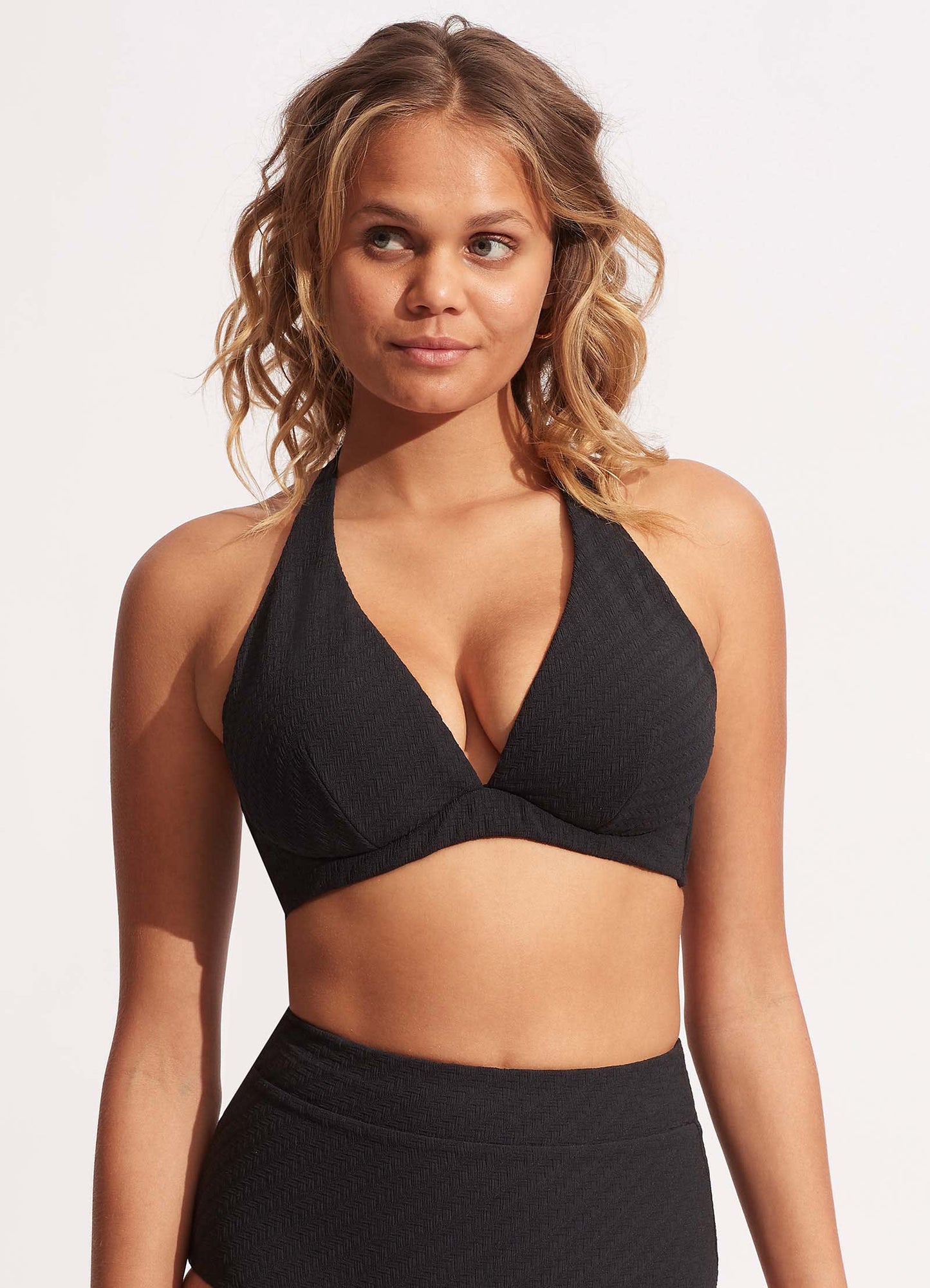  DD Fixed Tri Bra - Black