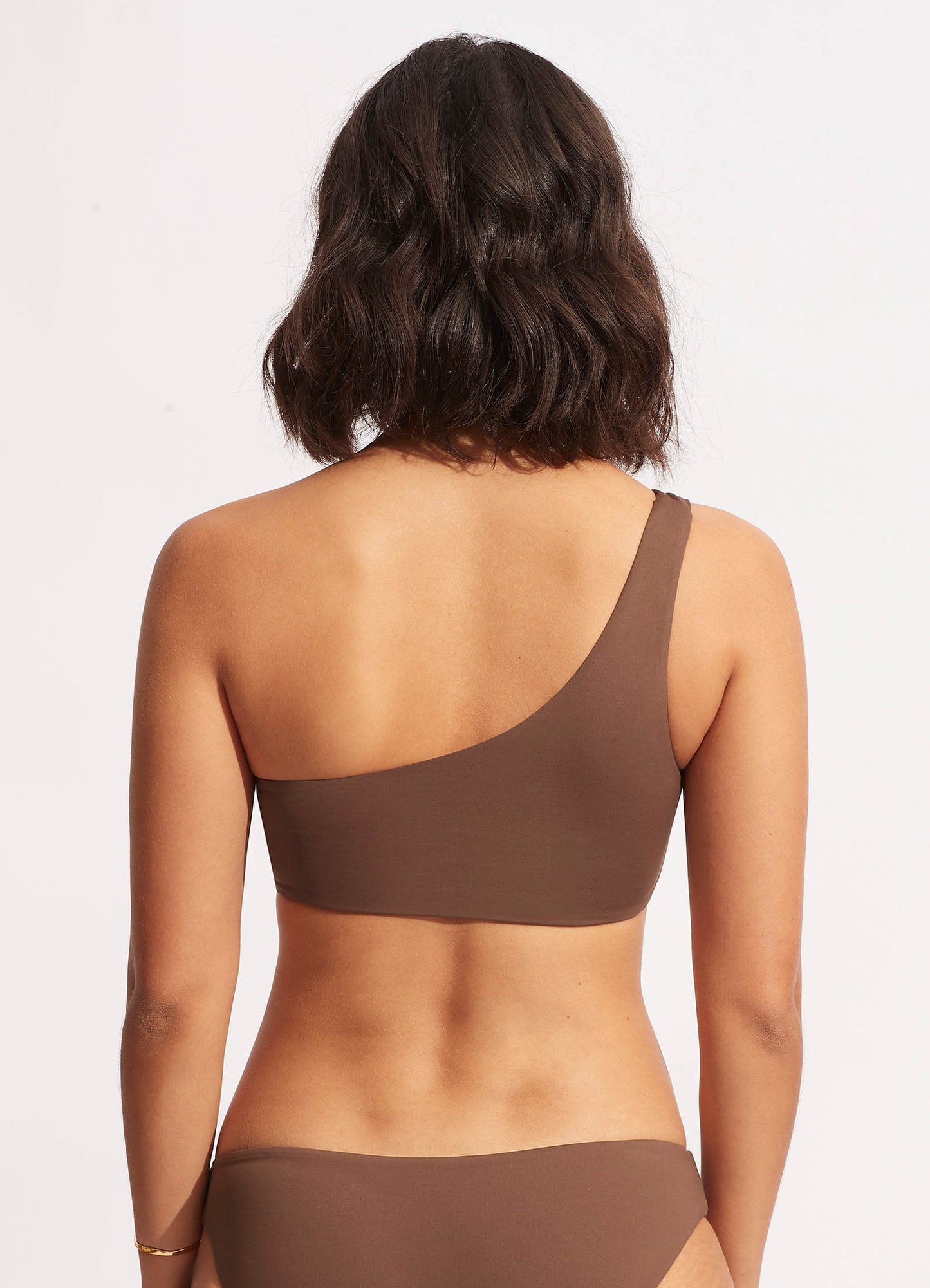  Seafolly Collective One Shoulder Top - Tiramisu