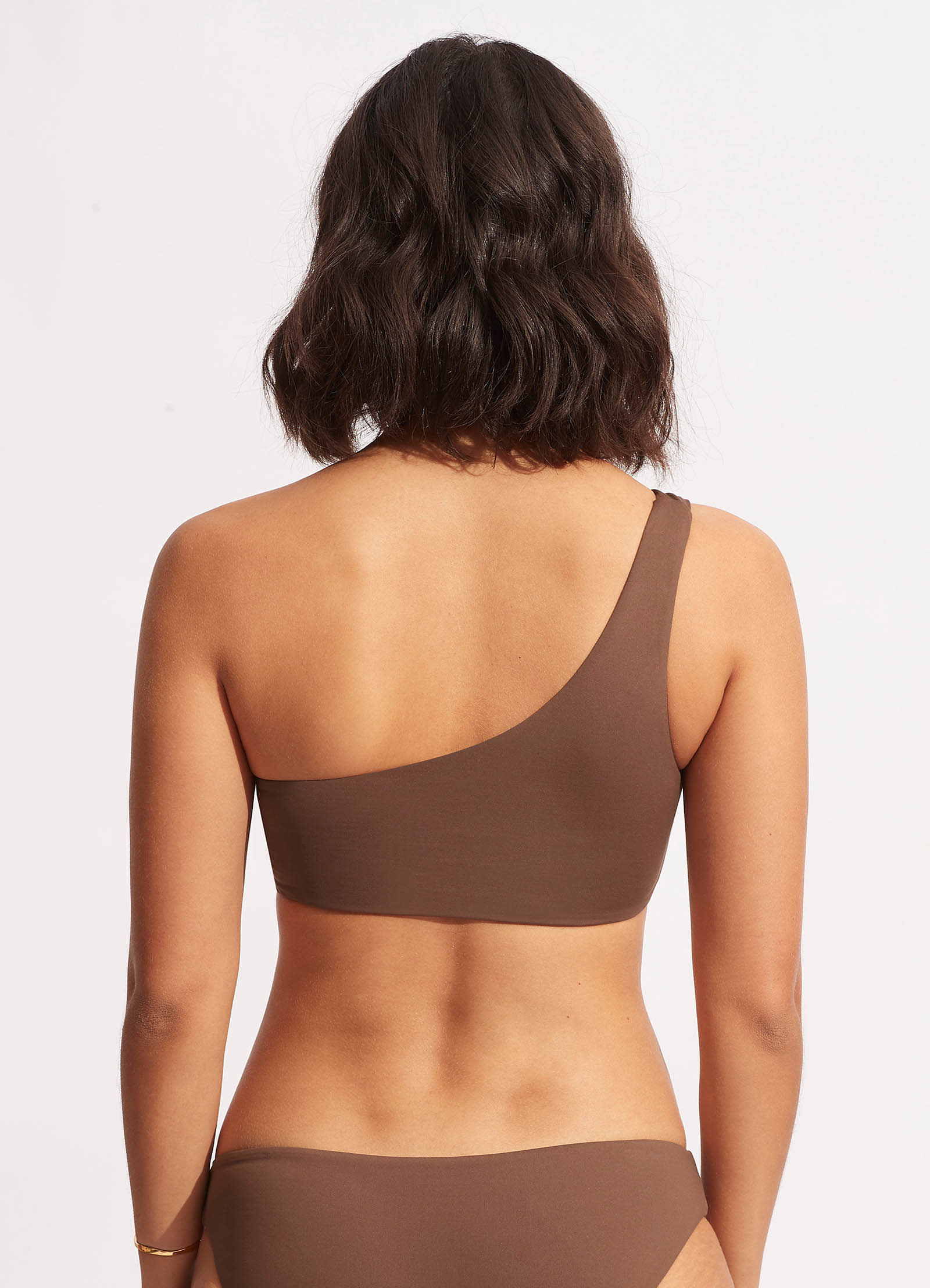  Seafolly Collective One Shoulder Top - Tiramisu