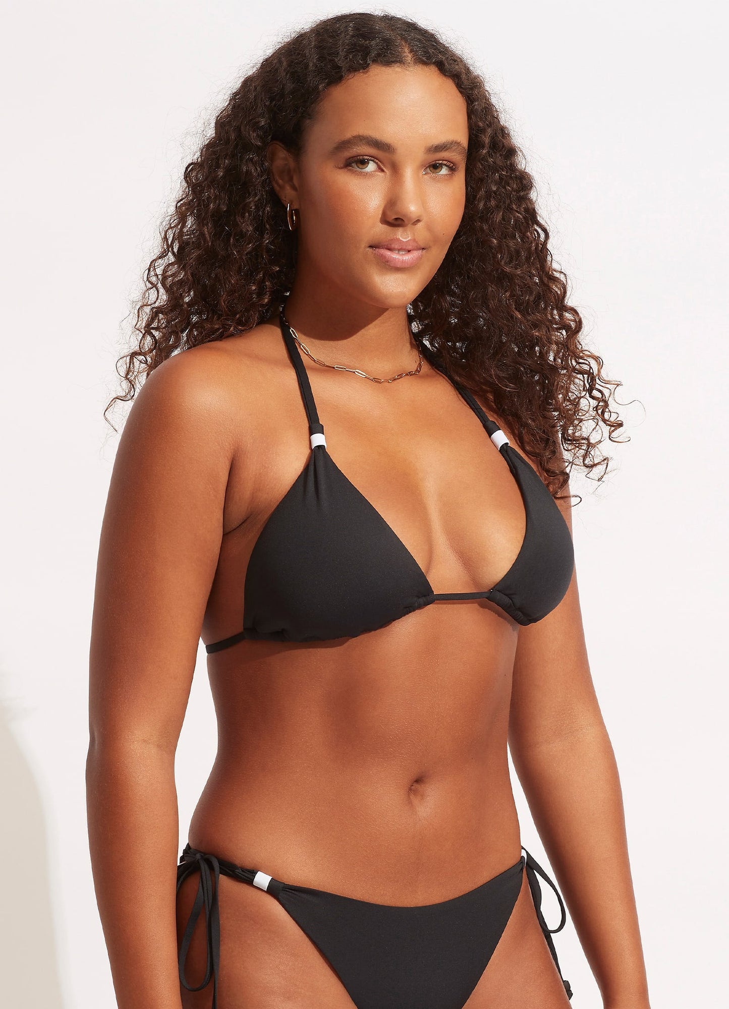  Sun Stripe Slide Tri - Black