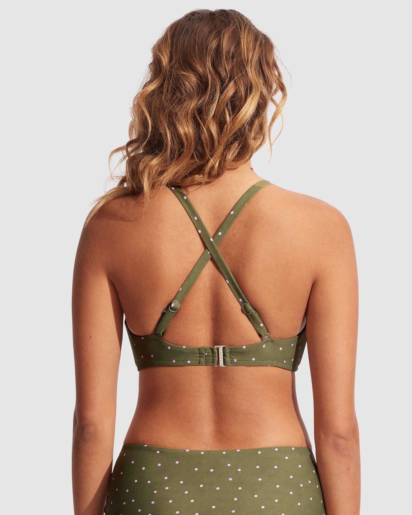  Paradise Garden DD Scoop Neck Halter - Avocado Spot