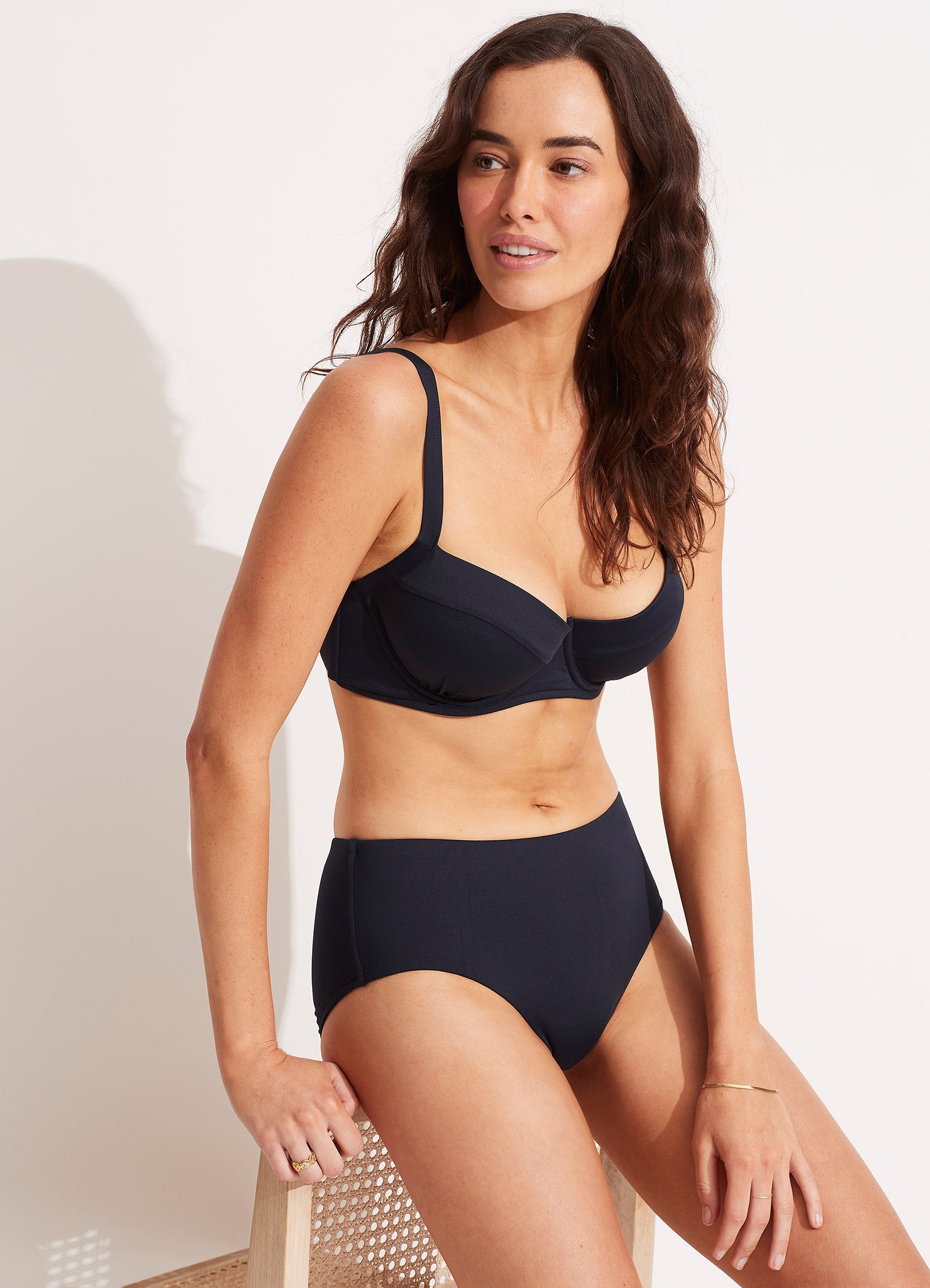  Seafolly Collective DD Cup Underwire Bra - True Navy