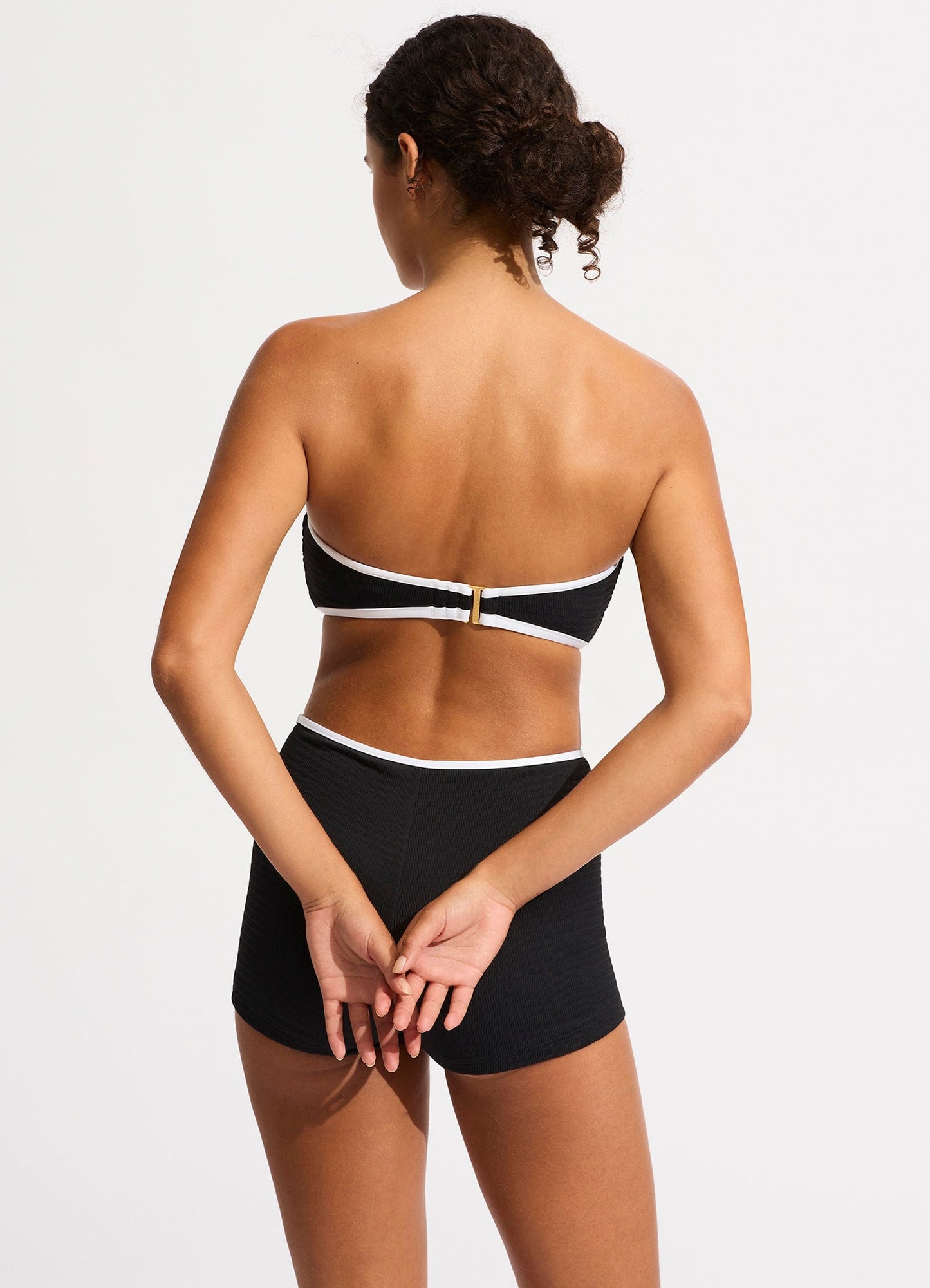  Beach Bound DD Tank Bikini Top - Black
