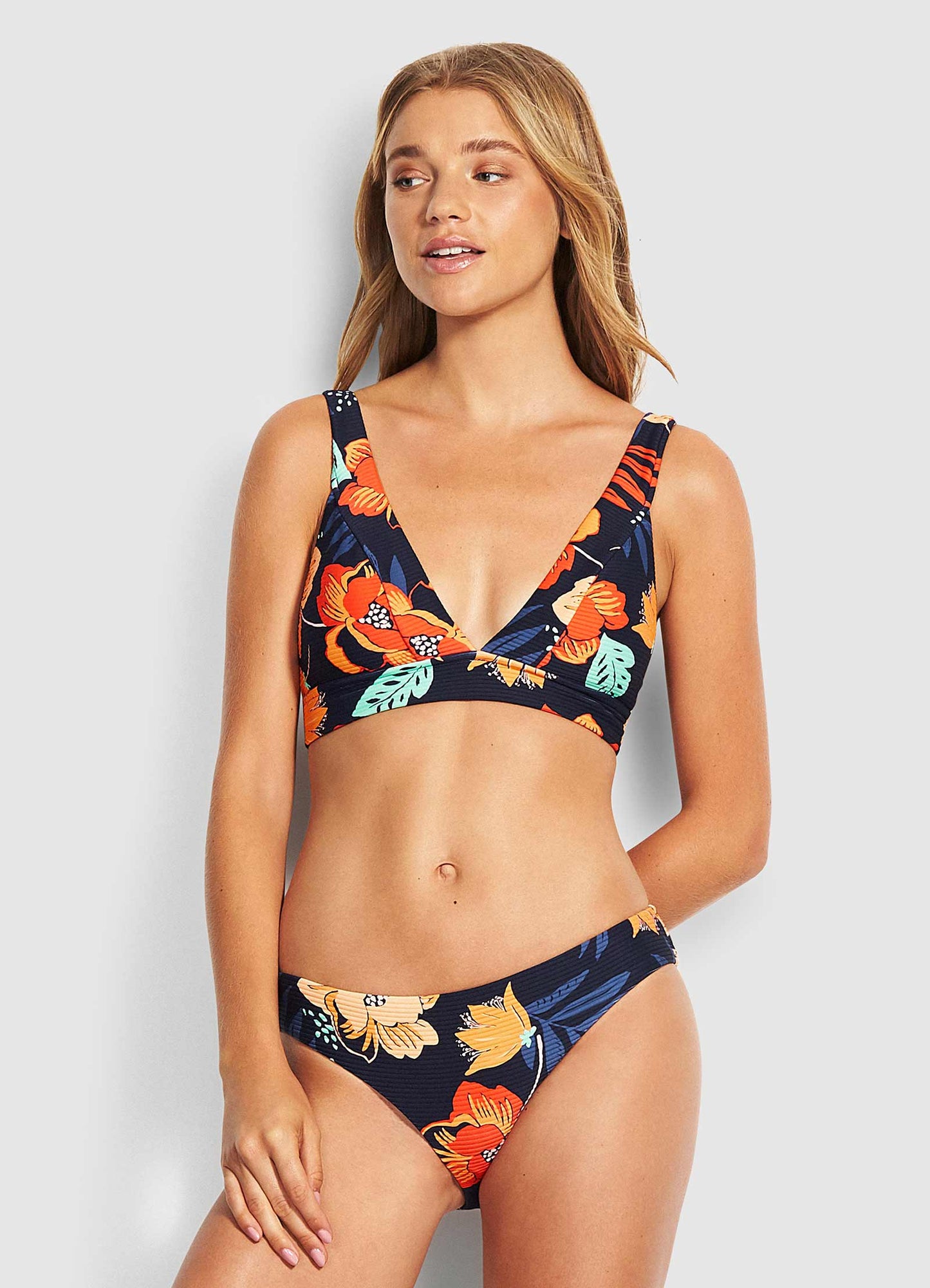  On Vacation Hipster Bikini Pants- Indigo