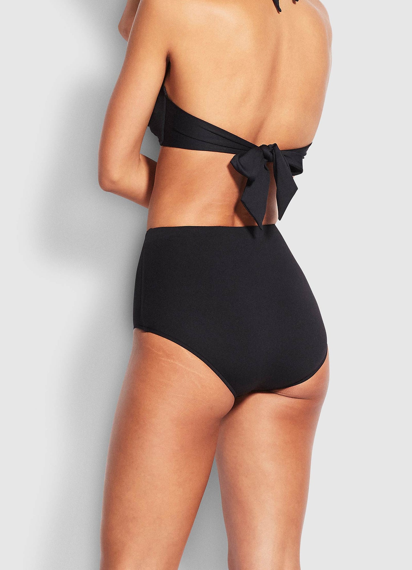  Seafolly High Waisted Bikini Pant - Black