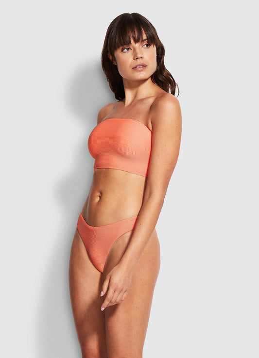  Essentials High Cut Pant - Papaya Punch