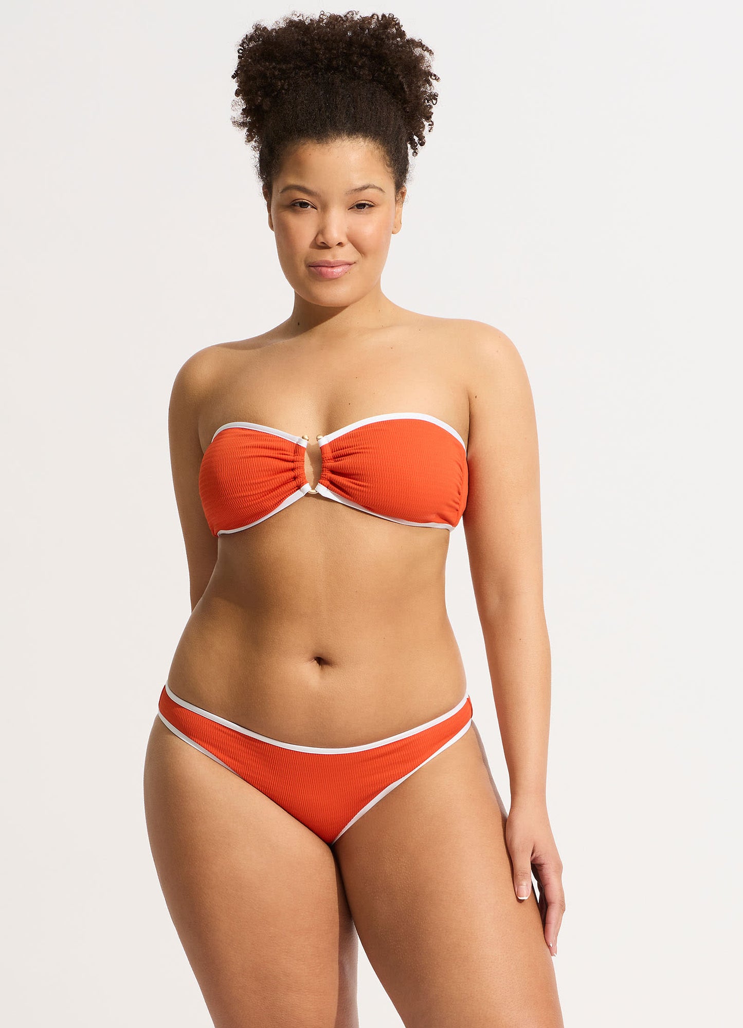  Beach Bound Hipster Bikini Bottom - Tamarillo