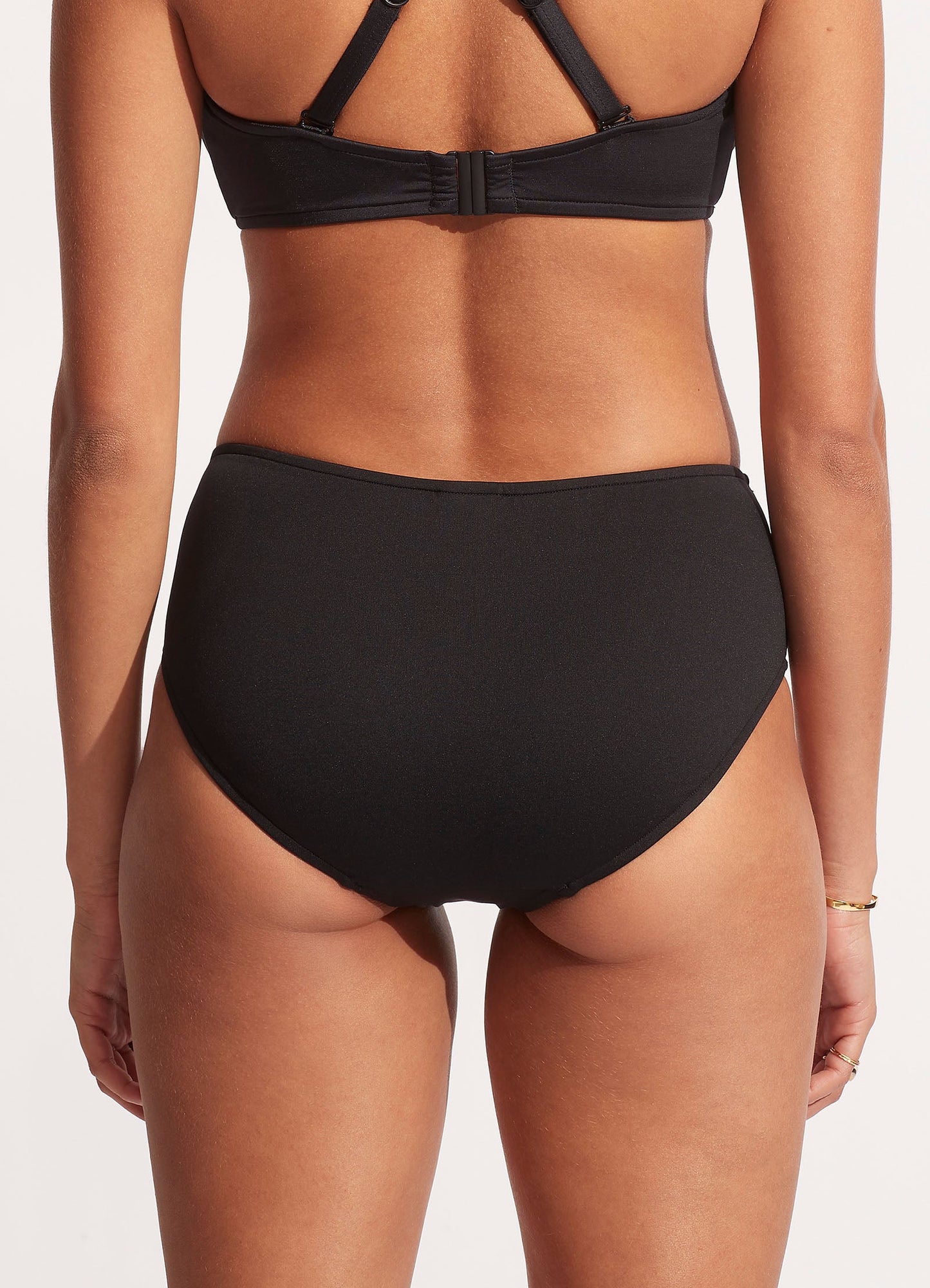  Seafolly Collective Gathered Front Retro Pant - Black