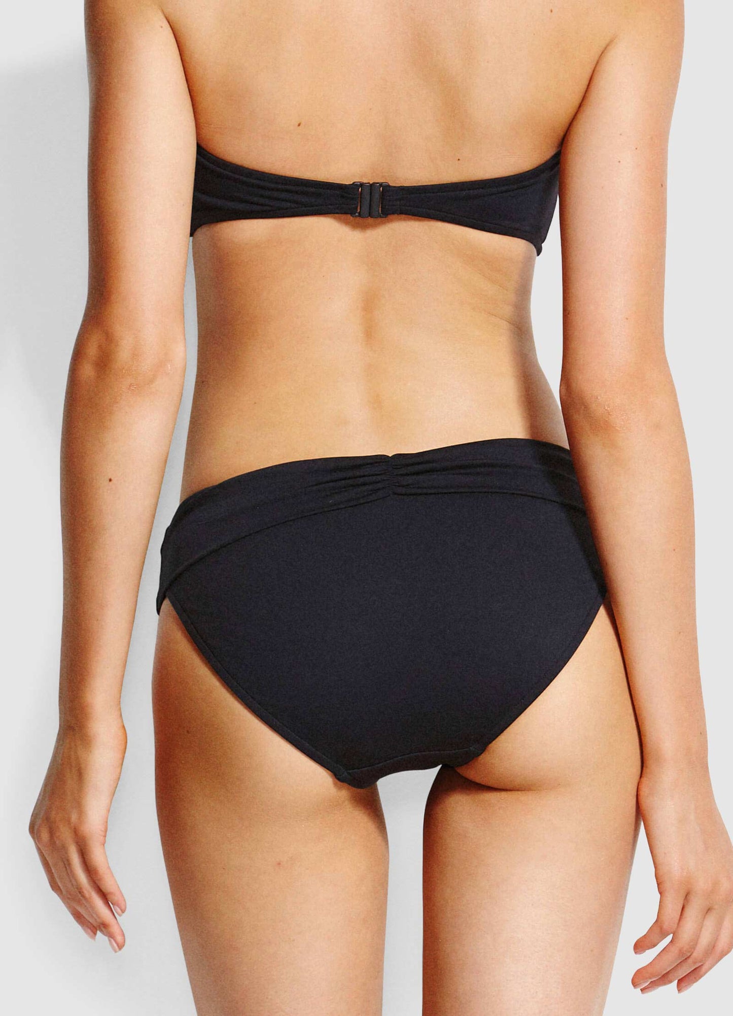  Seafolly V Band Retro Bikini Pants- Black