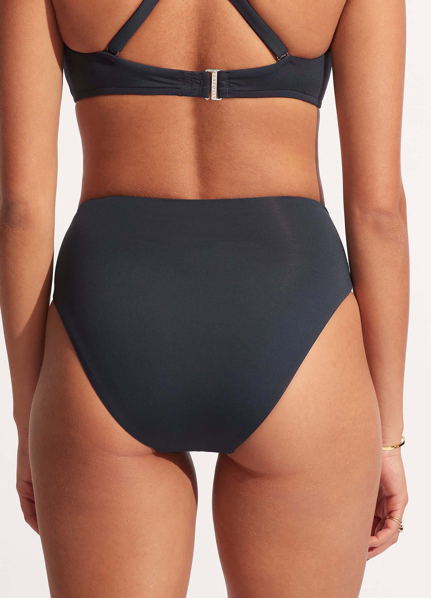 Seafolly Collective High Waist Wrap Front Pant - True Navy