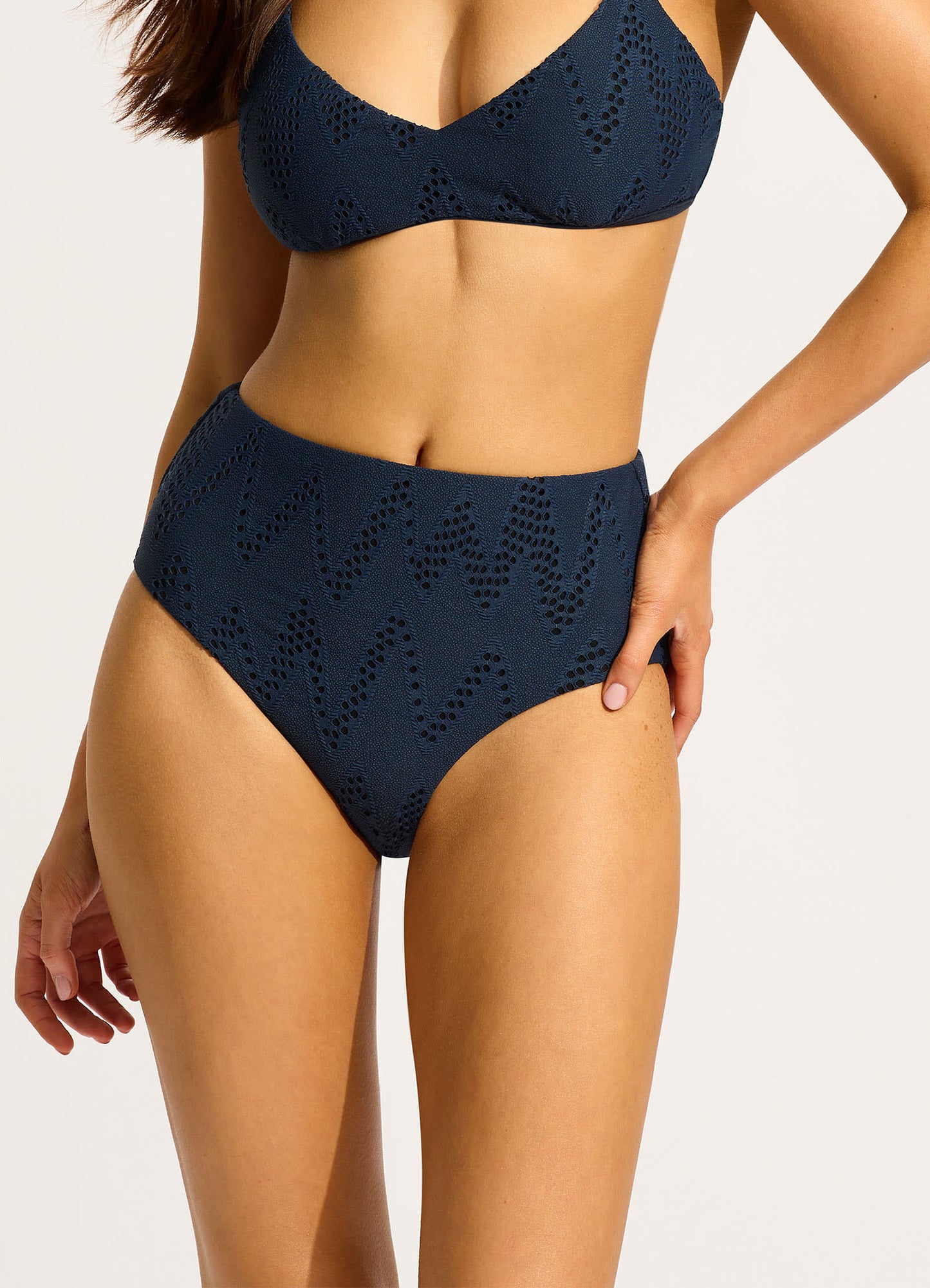  High Waisted Pant - True Navy