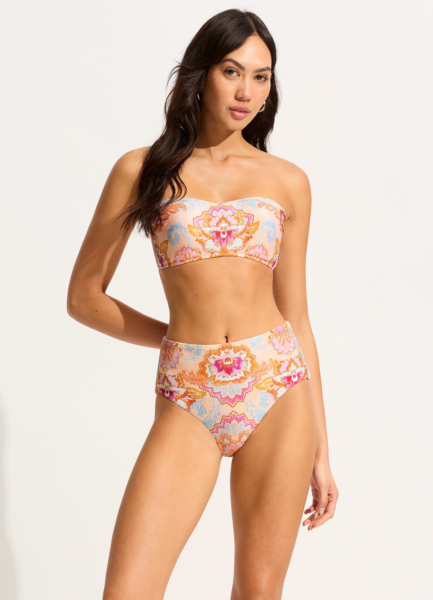  Spring Festival High Waisted Bikini Bottom - Nectar
