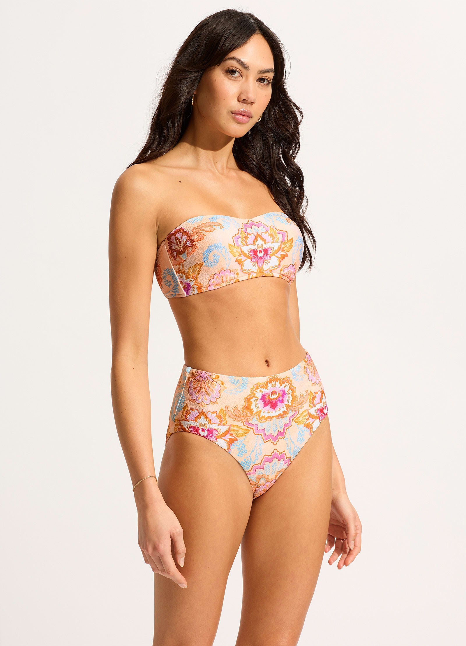  Spring Festival High Waisted Bikini Bottom - Nectar
