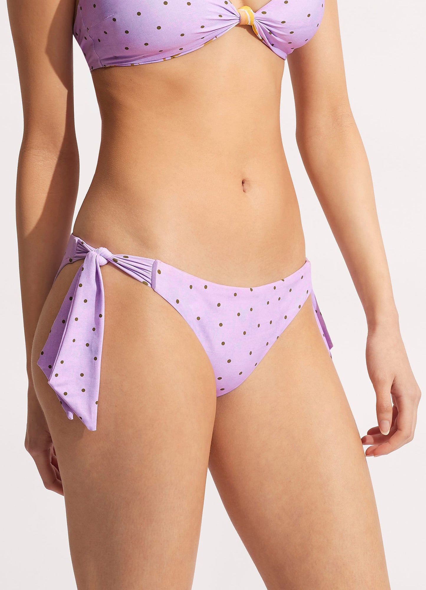  Paradise Garden Hipster Tie Side - Lilac Spot