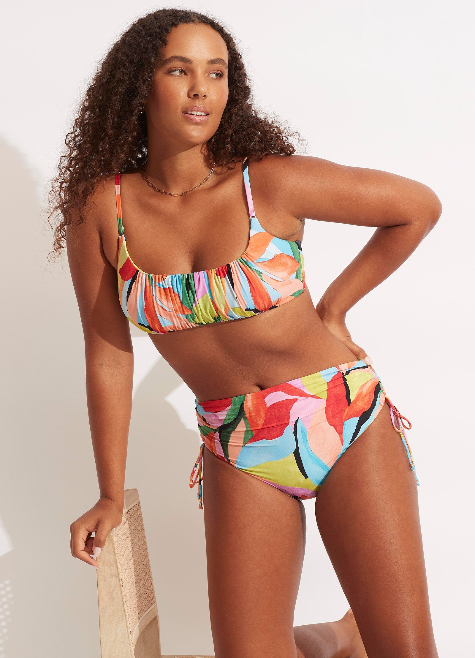  Tropfest Drawstring Hipster - Aquamarine