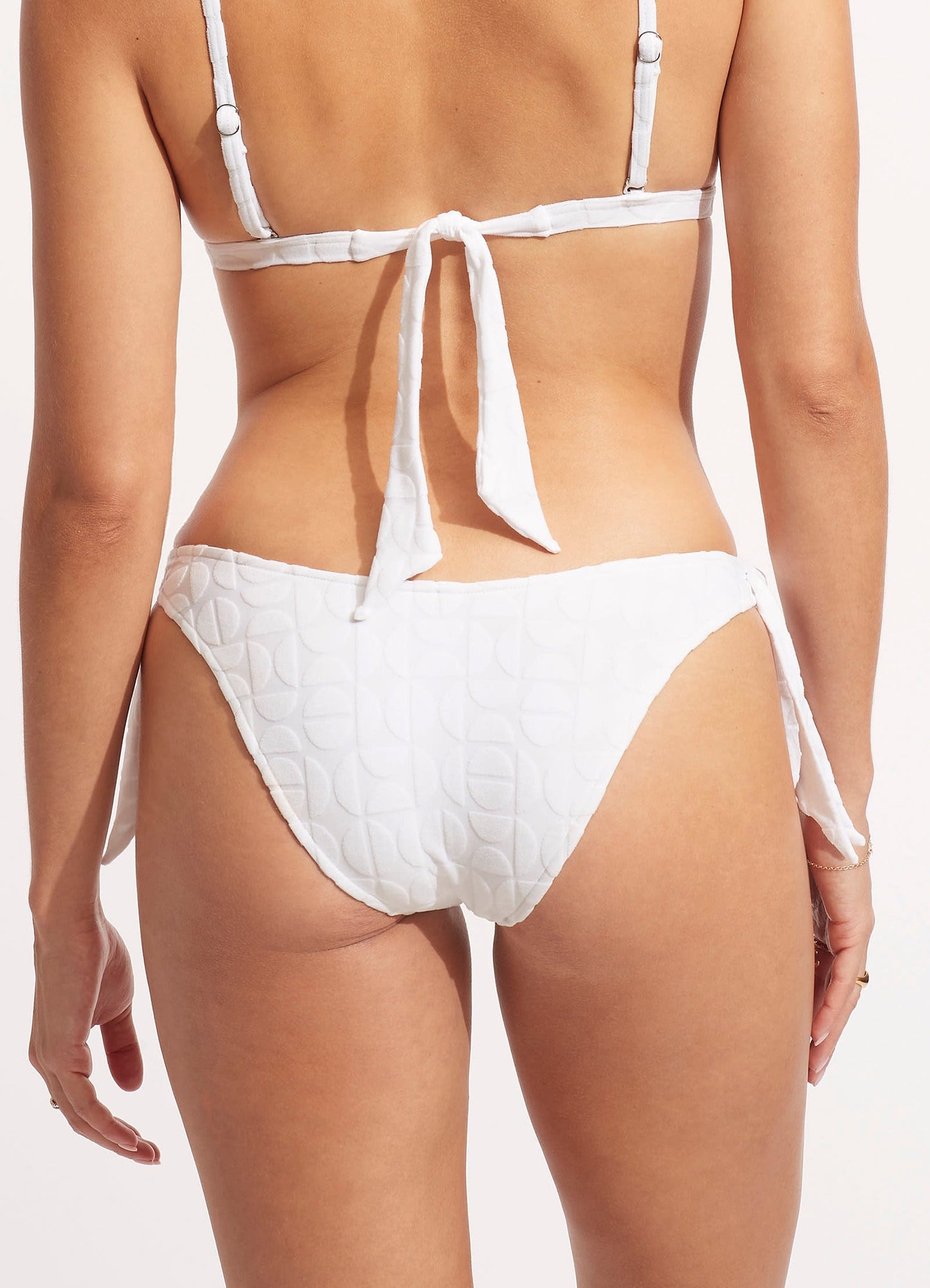  Capri High Cut Pant - White