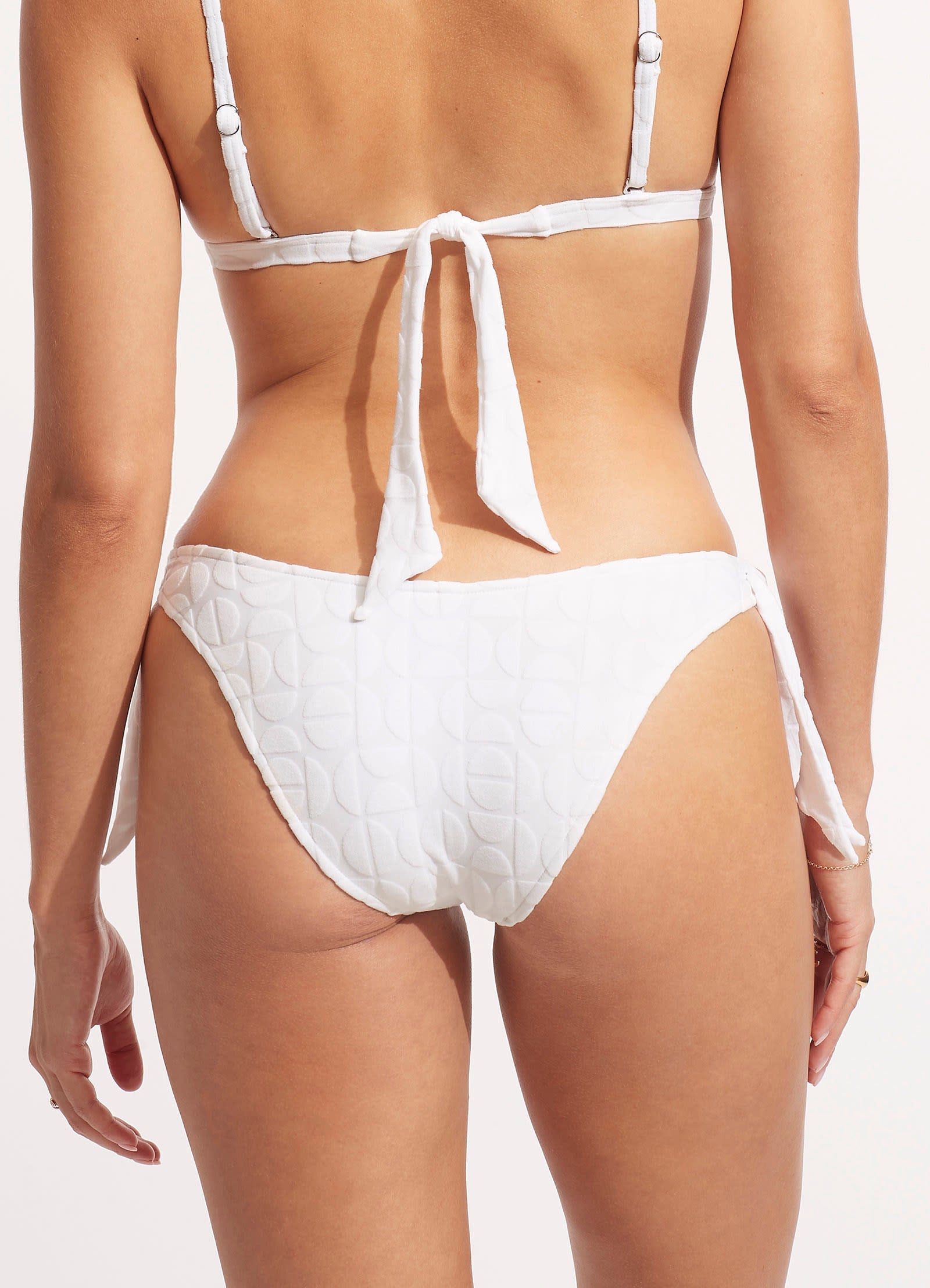  Capri High Cut Pant - White