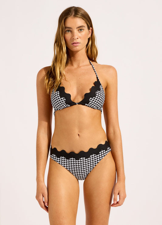 Gia Check Ric Rac Hipster Bikini Bottom