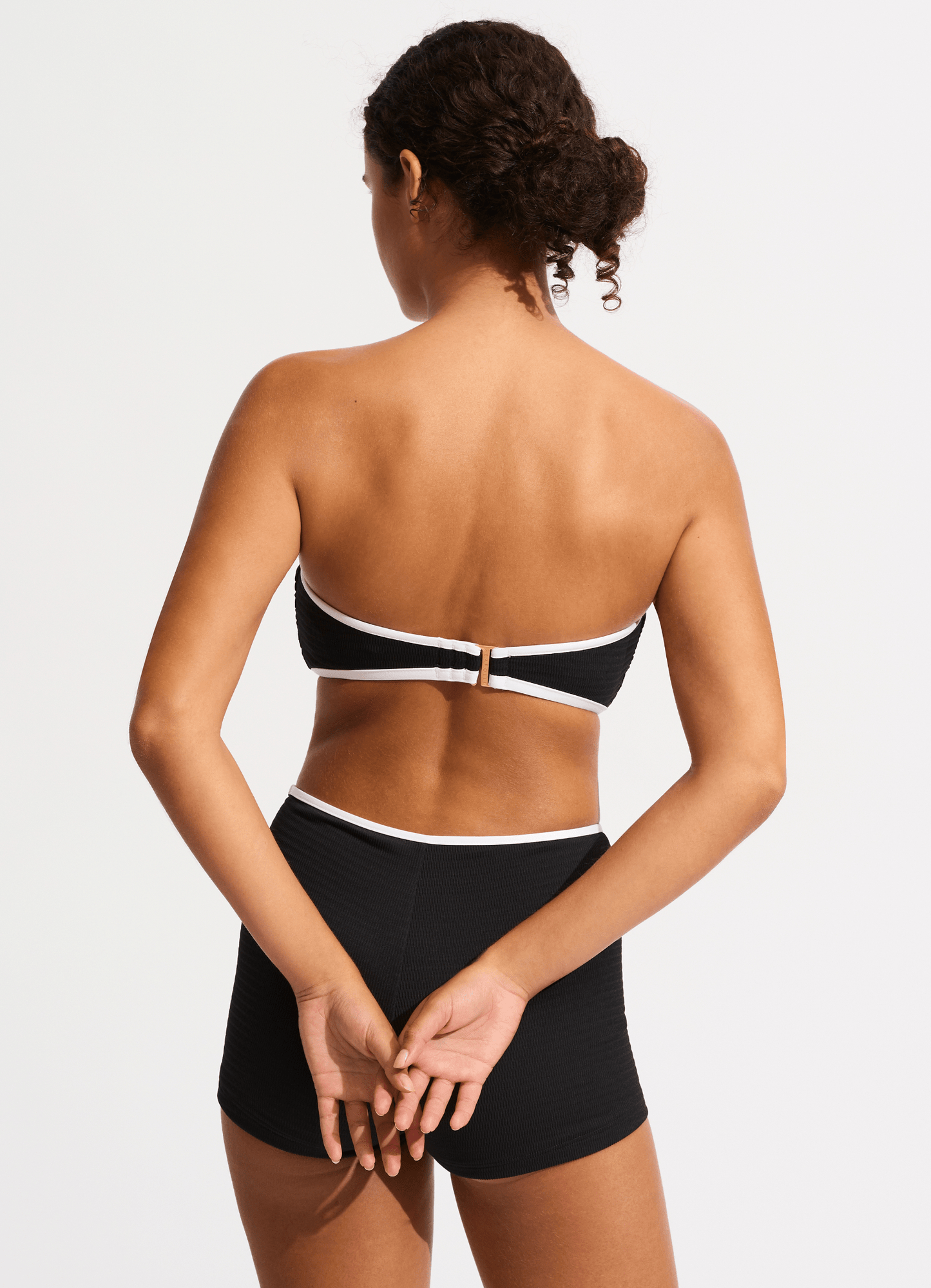  Beach Bound Boyleg Bikini Bottom - Black