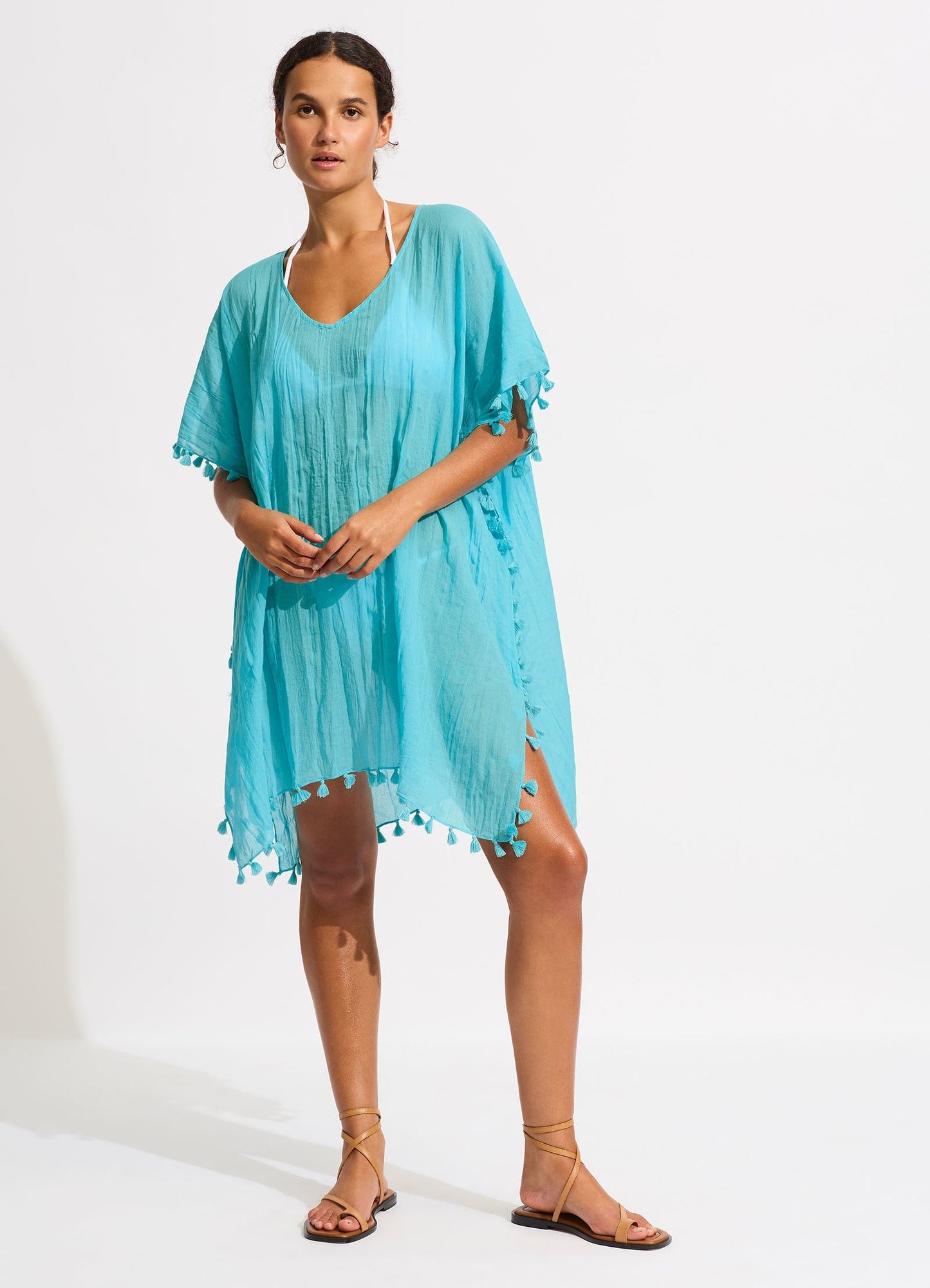 Amnesia Kaftan - Atoll Blue