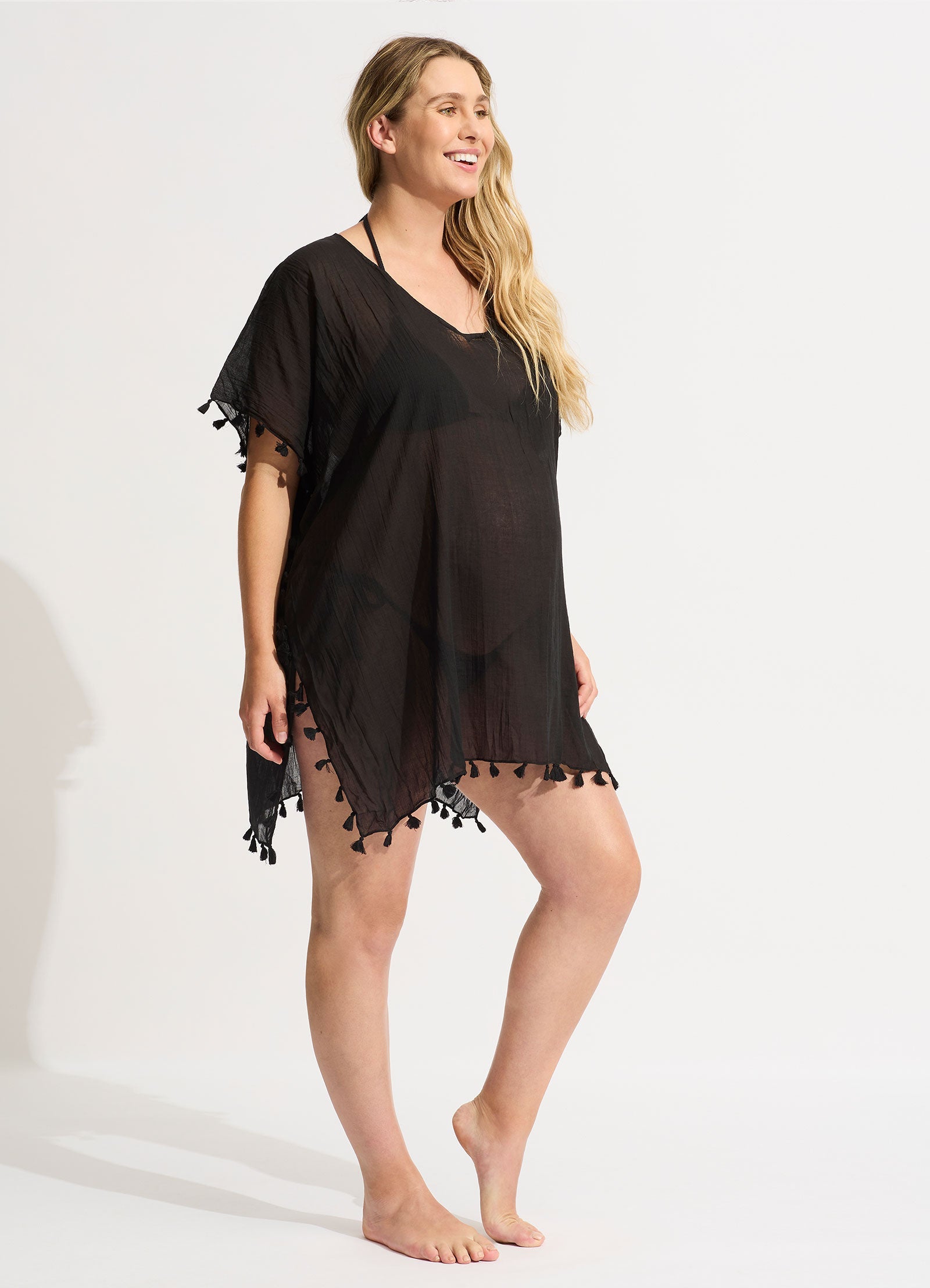  Amnesia Kaftan - Black