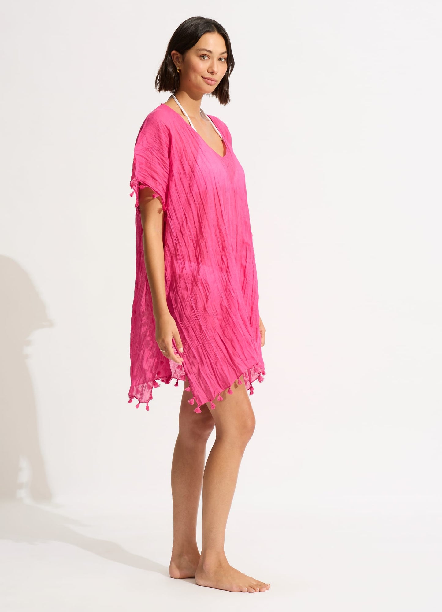  Amnesia Kaftan - Fuchsia Rose