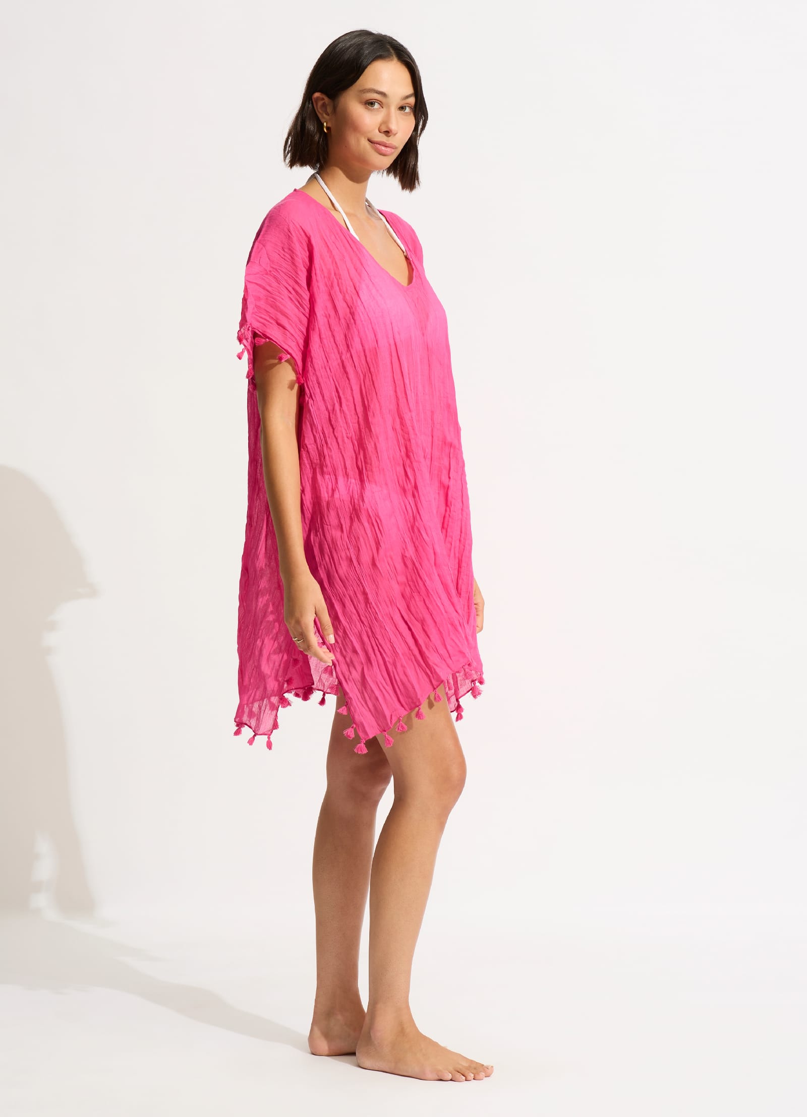  Amnesia Kaftan - Fuchsia Rose