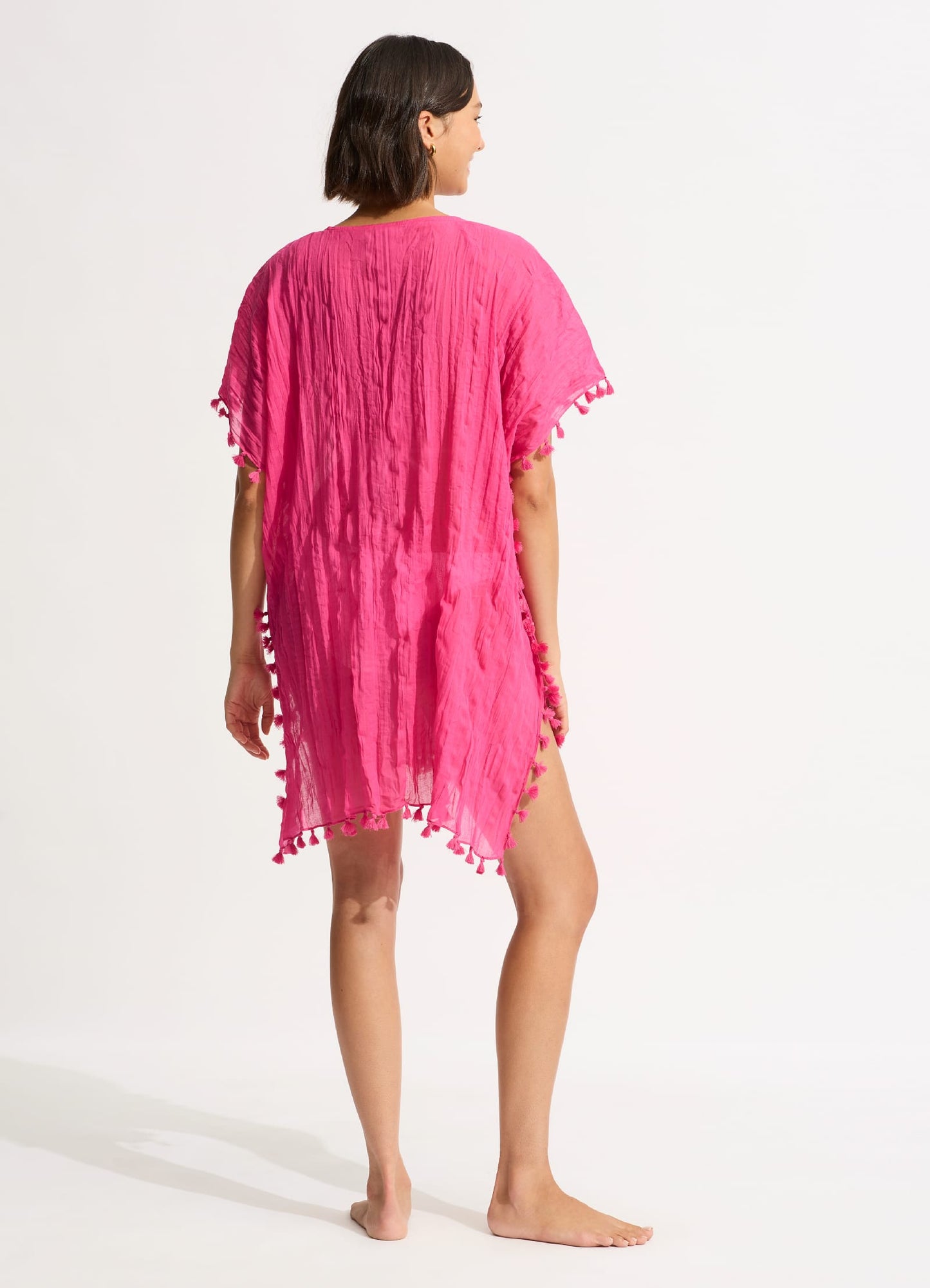  Amnesia Kaftan - Fuchsia Rose