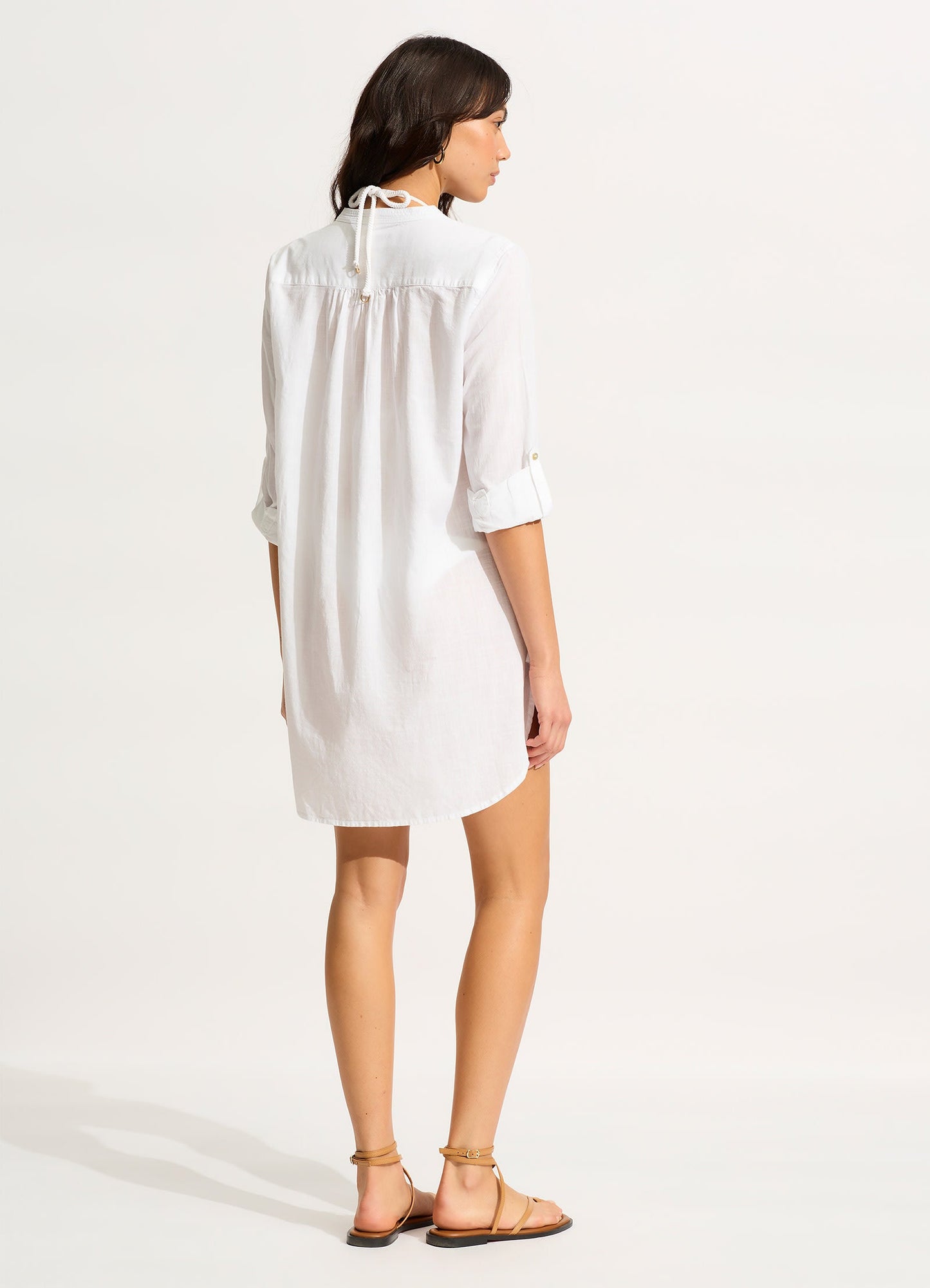  Boyfriend Beach Shirt - White